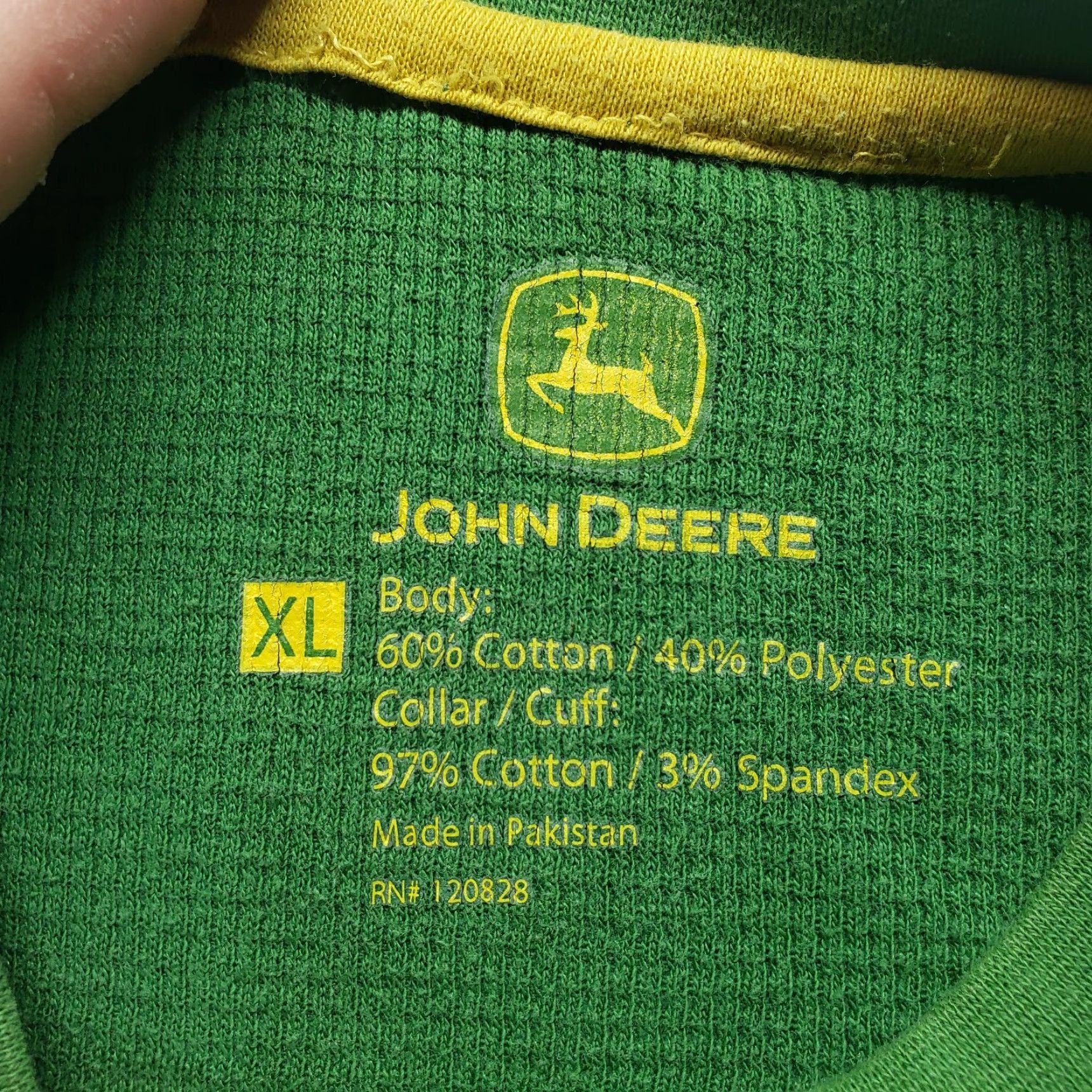 John Deere John Deere Sweater Pullover Long Sleeve Adult Men's XL Brown Farm Animals Size US XL / EU 56 / 4 - 3 Thumbnail