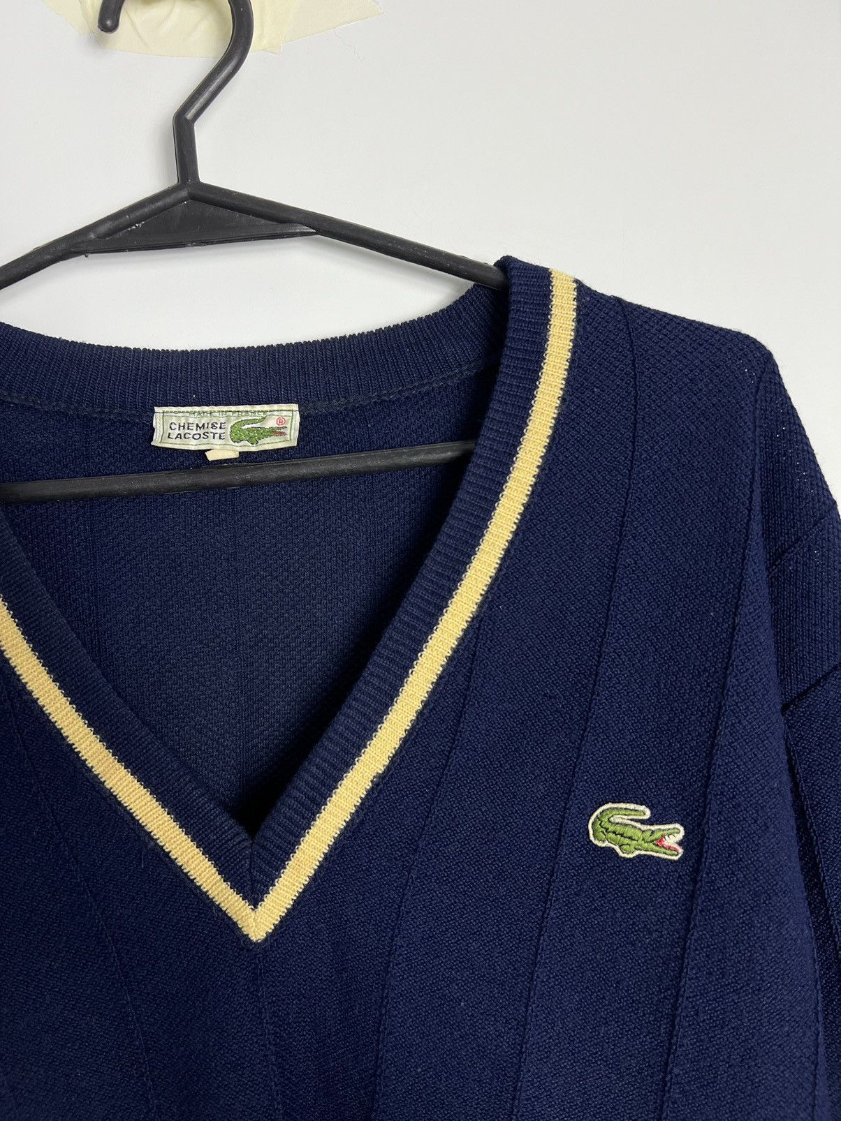 Lacoste × Vintage Sweater Lacoste vintage 90’s wool Size US L / EU 52-54 / 3 - 2 Thumbnail