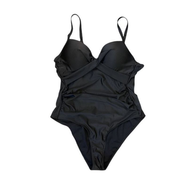 Other One Piece Swimsuit Bathing Suit Black Adjustable Plus 3XL Size 3XL / US 20-22 - 1 Thumbnail