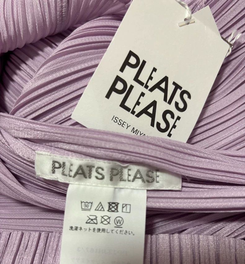 Issey Miyake Issey Miyake Purple dress Size L / US 10 / IT 46 - 3 Thumbnail