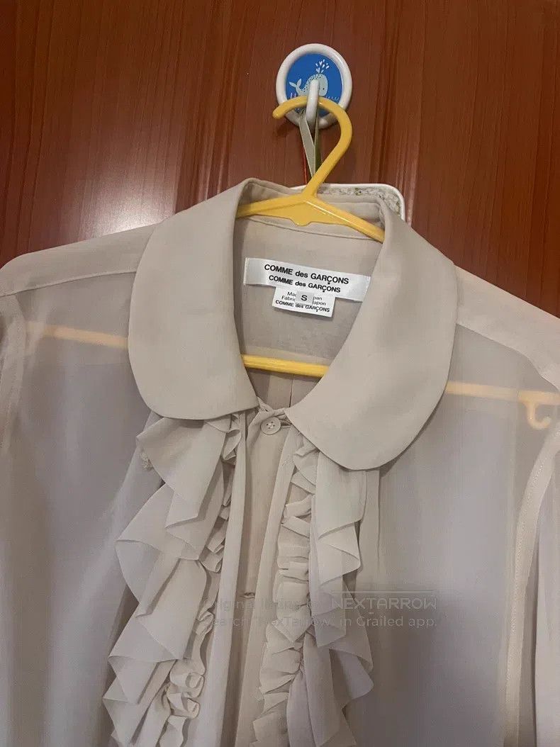 Comme des Garcons Comme des Garcons Ruffled Shirt with Sheer Panels Size S / US 4 / IT 40 - 3 Thumbnail