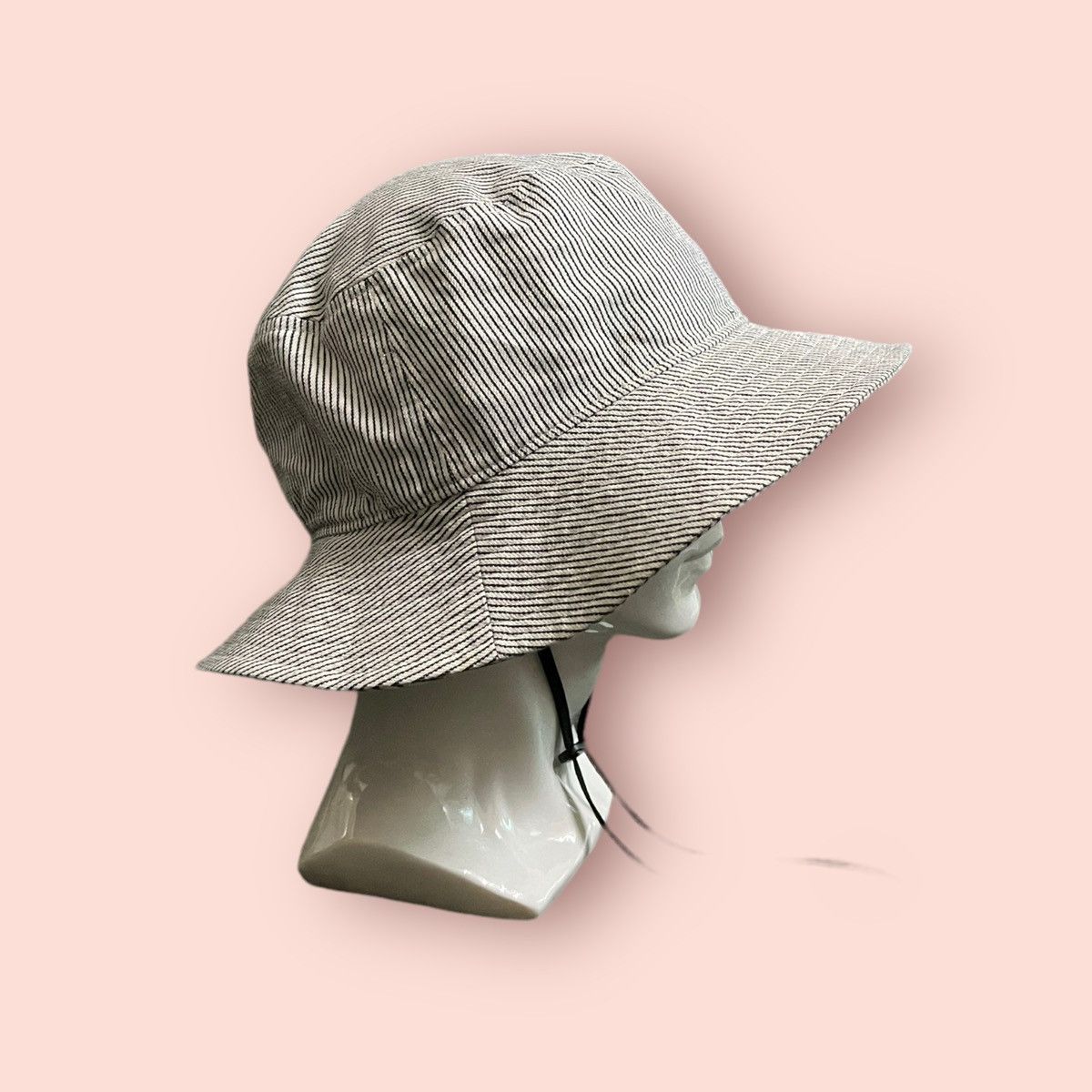 Edwin × Japanese Brand RARE VINTAGE EDWIN HICKORY STRIPED BUCKET HAT Size ONE SIZE - 7 Thumbnail