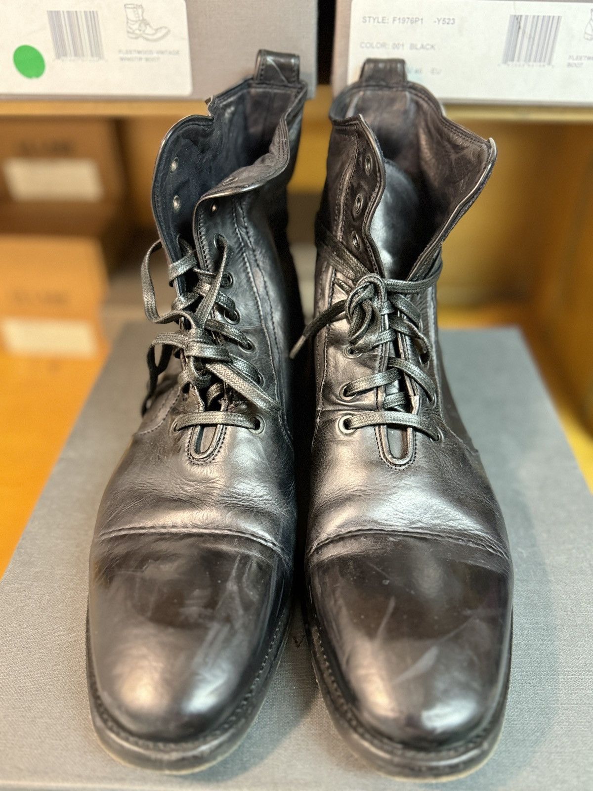 image of John Varvatos Fleetwood Boot in Black, Men's (Size 12)