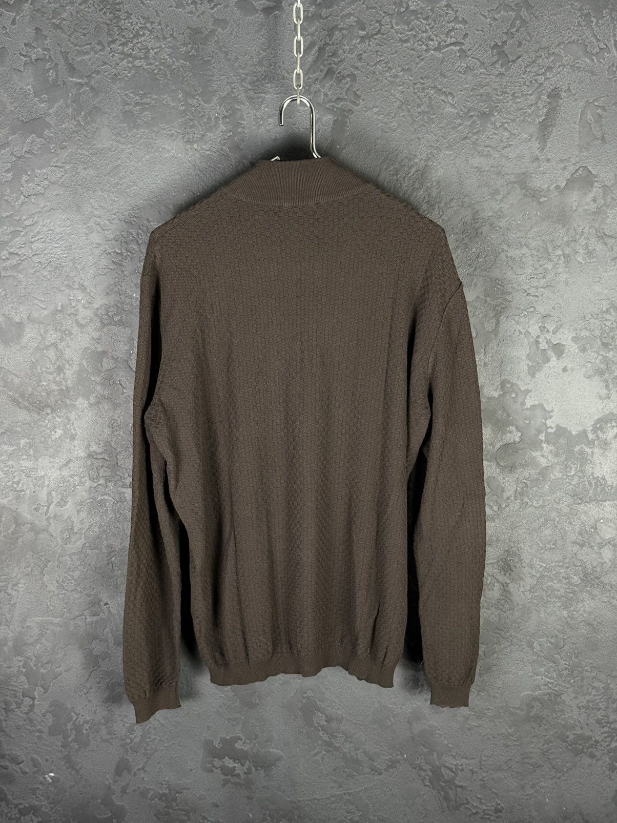 Z Zegna Ermenegildo Zegna Wool 1/4 Zip Sweater Size 54 Size US XL / EU 56 / 4 - 6 Thumbnail