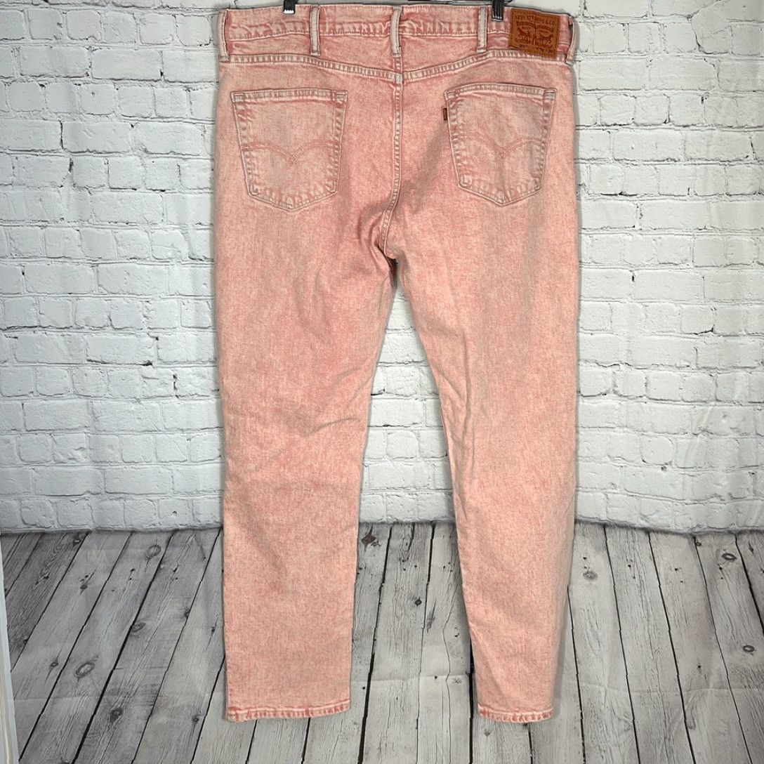 Levi's LEVI'S 511 Jeans Mens Pink Tapered Slim Fit Stone Wash Inseam 32 W40 L32 Dirt? (no) Size US 42 / EU 58 - 5 Thumbnail