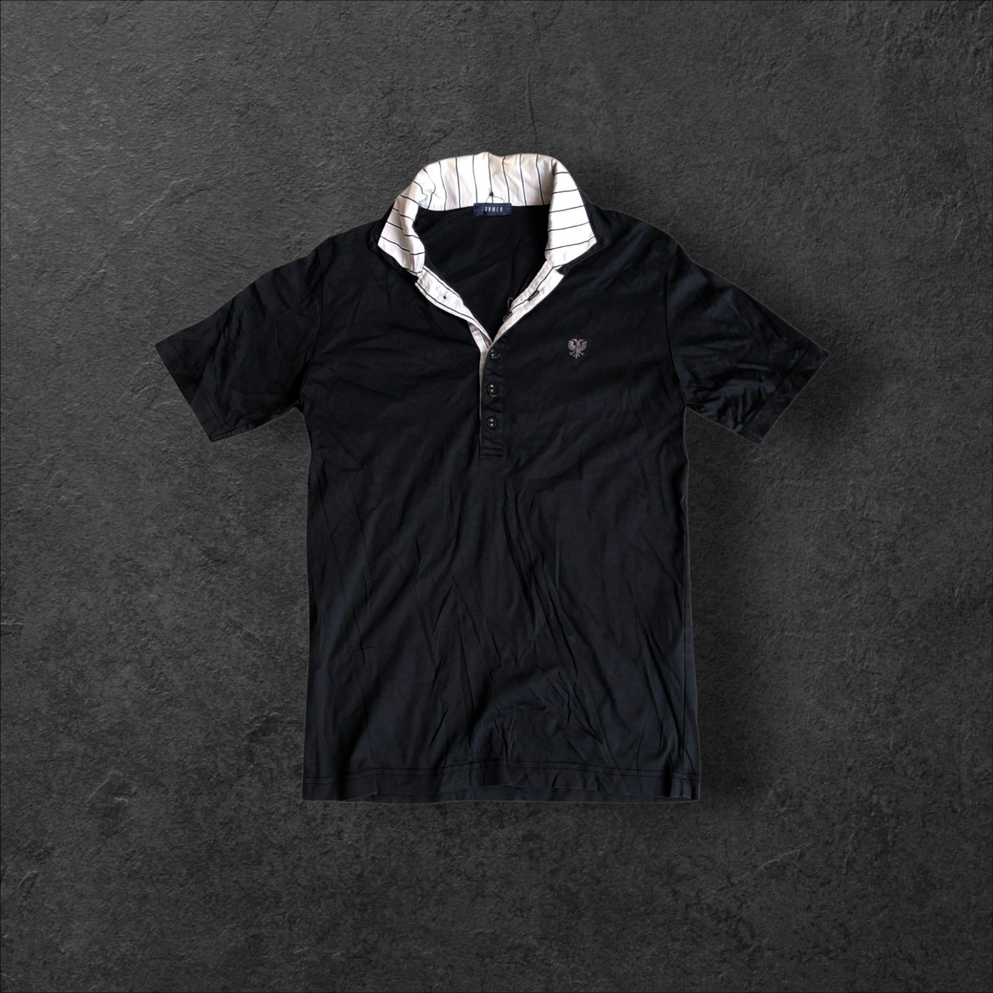 If Six Was Nine 2000s Double Layer Collar Junmen Vkei Style Size US S / EU 44-46 / 1 - 1 Thumbnail