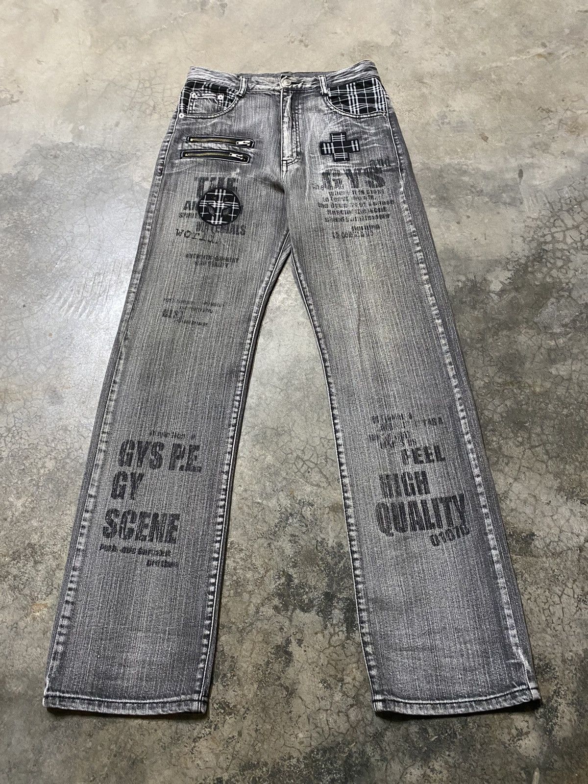 Hysteric Glamour × Japanese Brand × Tornado Mart Japan Grunge Seditionaries Distressed Jeans GYS p186 Size US 28 / EU 44 - 1 Thumbnail