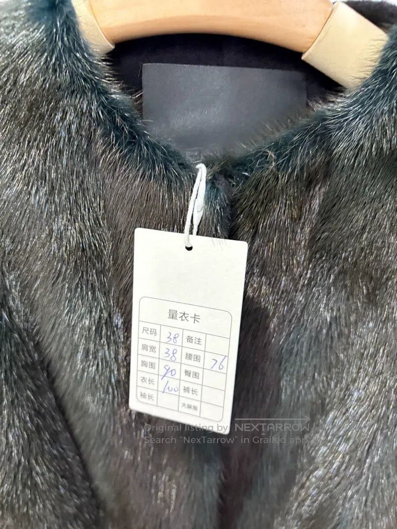 Fendi Fendi High-End Fur-Trimmed Moss Green Cashmere Coat Size XS / US 0-2 / IT 36-38 - 8 Thumbnail