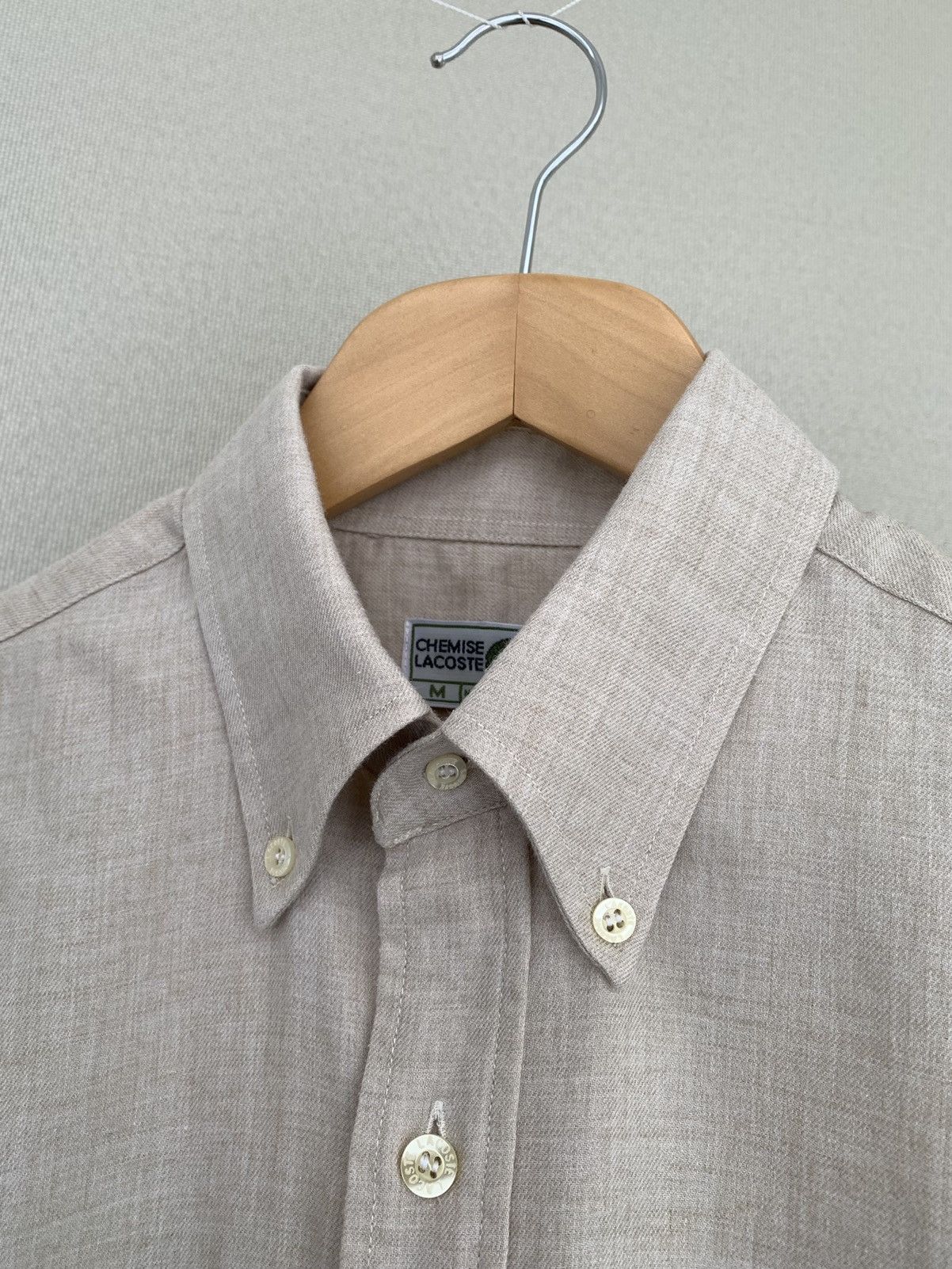 Lacoste Lacoste Vintage Long Sleeve Button Shirt Size US M / EU 48-50 / 2 - 5 Thumbnail