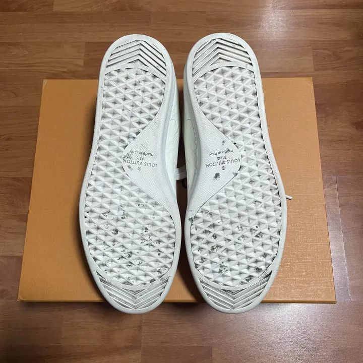 Louis Vuitton Louis Vuitton Luxembourg Monogram Leather Sneakers -2508 Size US 8.5 / EU 41-42 - 4 Thumbnail