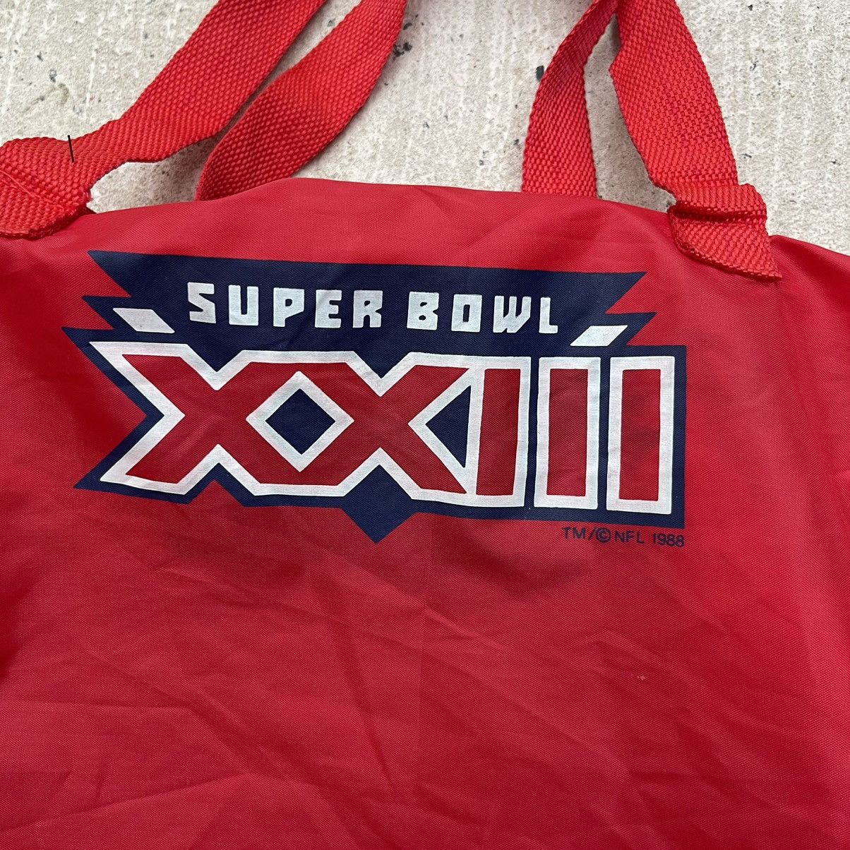 NFL Vintage 1988 SUPER BOWL XXIII Duffle Bag Size ONE SIZE - 2 Thumbnail