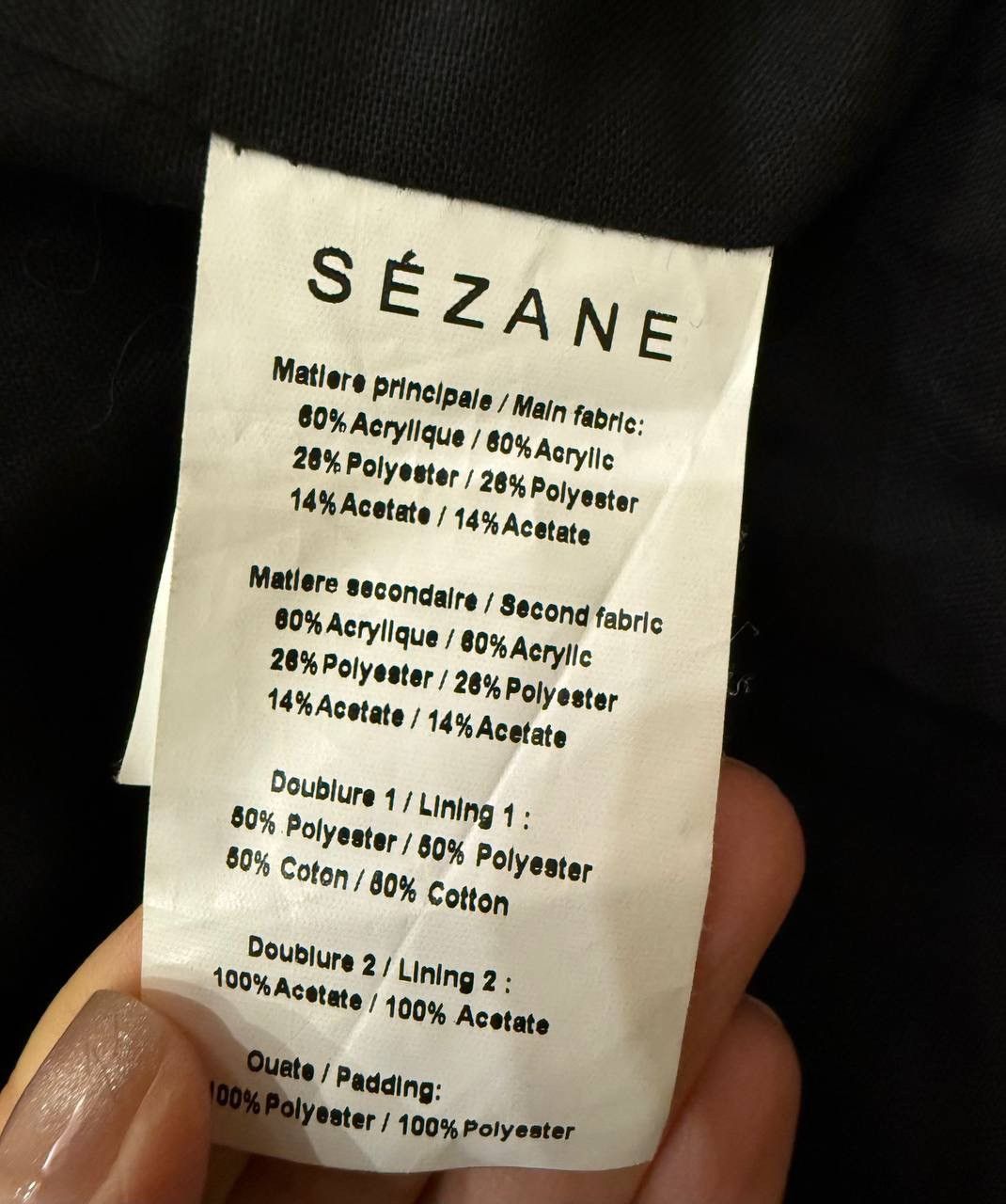 Sezane Sezane Beckett Coat by Morgane Sezalory Size S Size S / US 4 / IT 40 - 5 Thumbnail