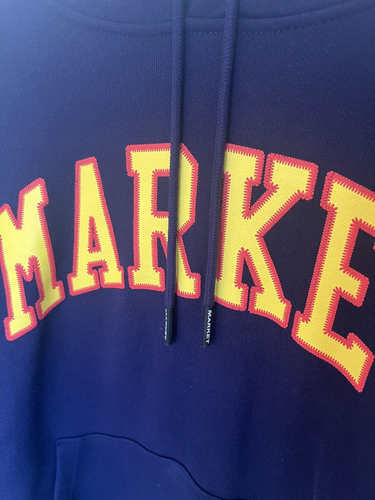 Market Market puff print navy blue hoodie Size US M / EU 48-50 / 2 - 2 Thumbnail