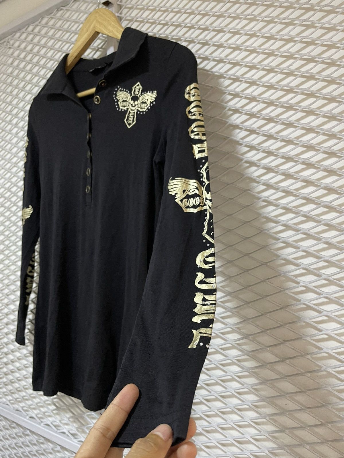 Hysteric Glamour JAPANESE PUNK STYLE LONG SLEEVE Size US M / EU 48-50 / 2 - 4 Thumbnail