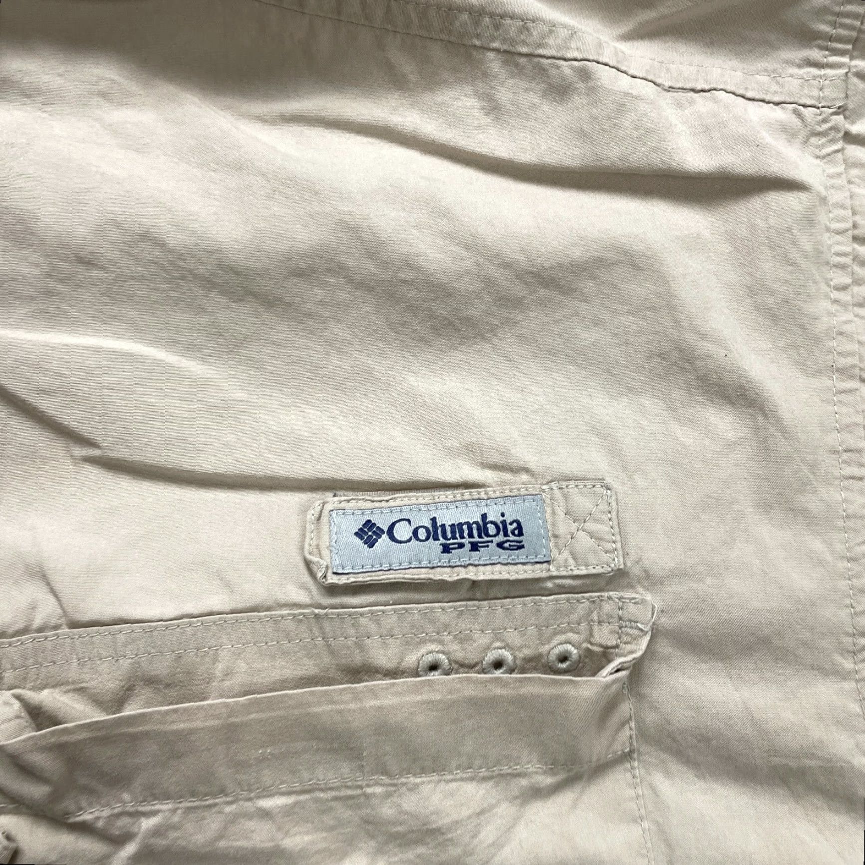 Vintage COLUMBIA PFG Bonehead Button-Up Shirt Men XL Brown Short Sleeve Cotton Fishing Outdoor Size US XL / EU 56 / 4 - 5 Thumbnail