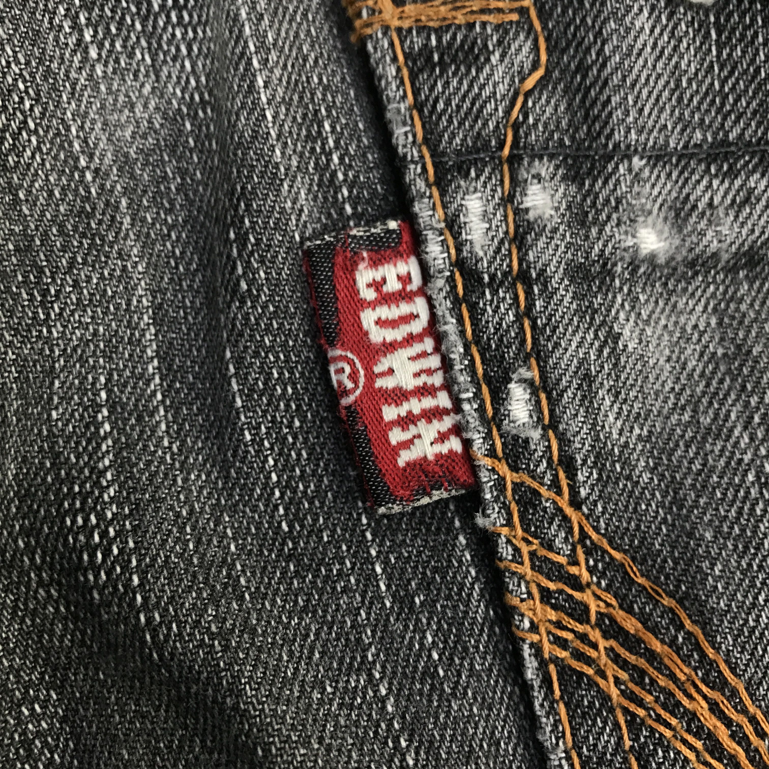 Edwin Black faded edwin Japan denim jeans K74B19 Size US 28 / EU 44 - 13 Thumbnail