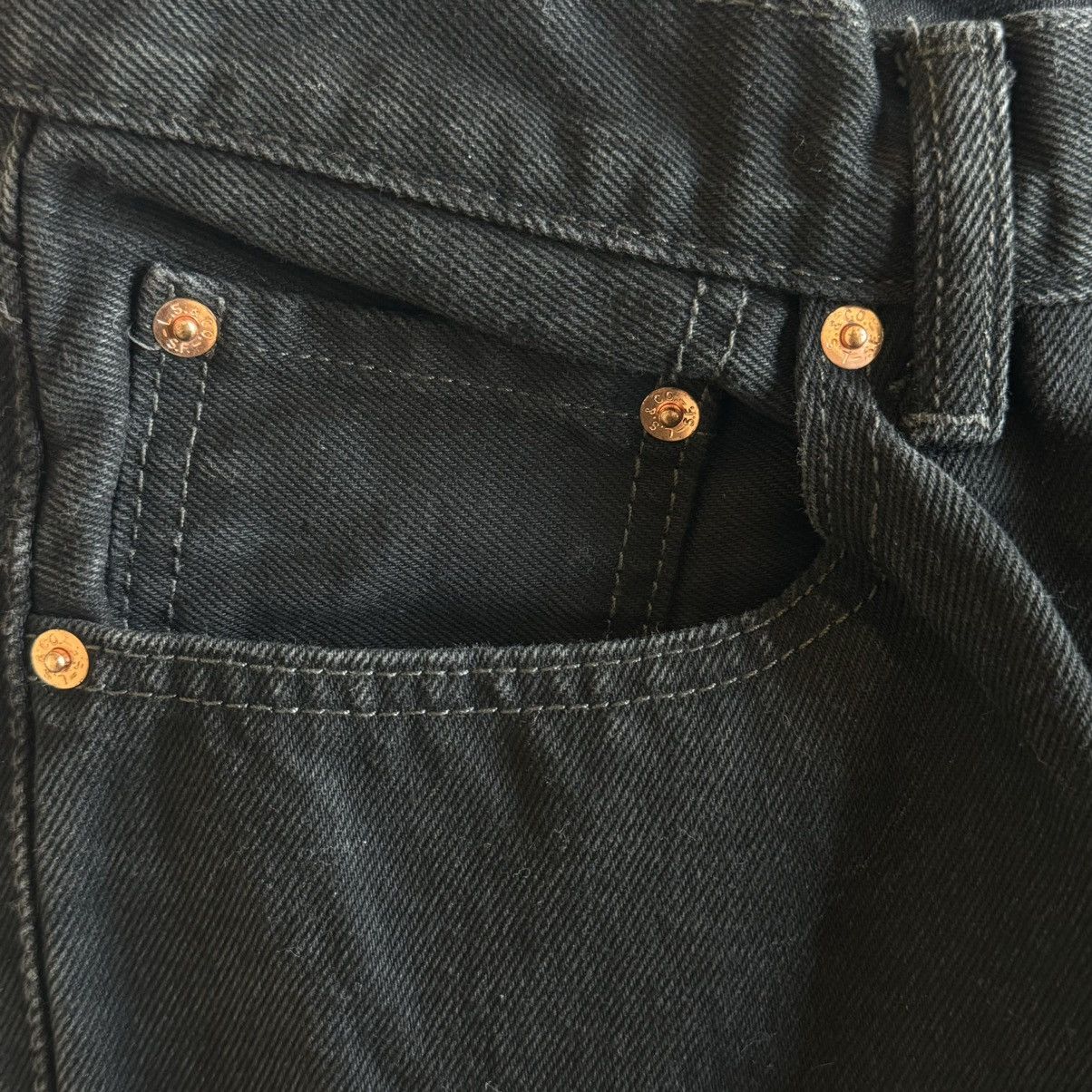 Levi's Vintage Clothing Levi’s vintage 550s black denim Size US 31 - 7 Thumbnail