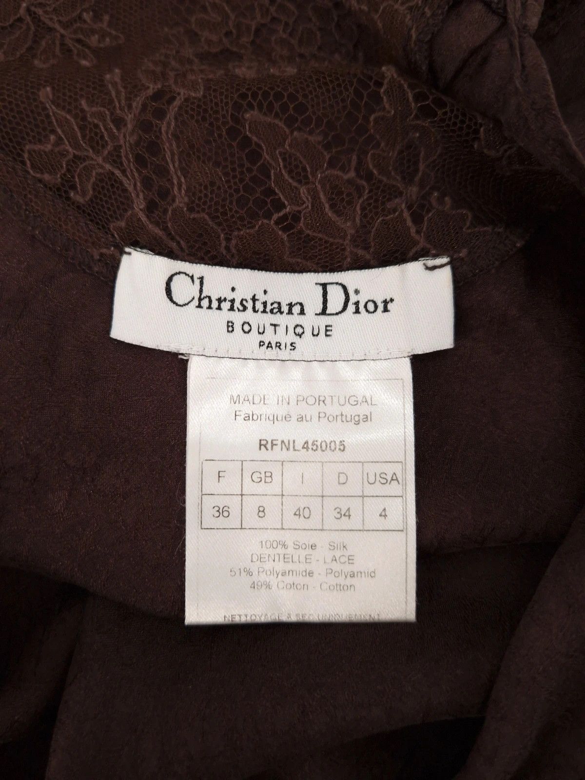 Dior Dior Monogram Camisole Silk Top Size XS / US 0-2 / IT 36-38 - 2 Thumbnail
