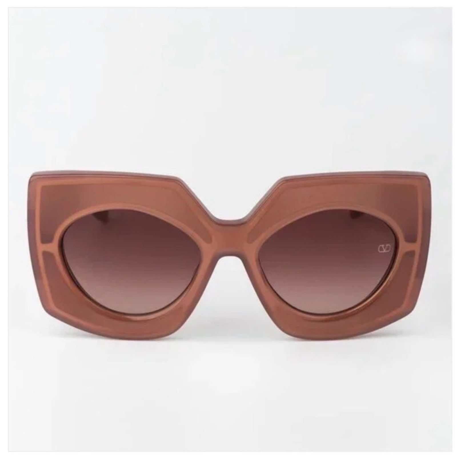 New! Valentino V SOUL VLS 127B Brown Sunglasses, Authentic