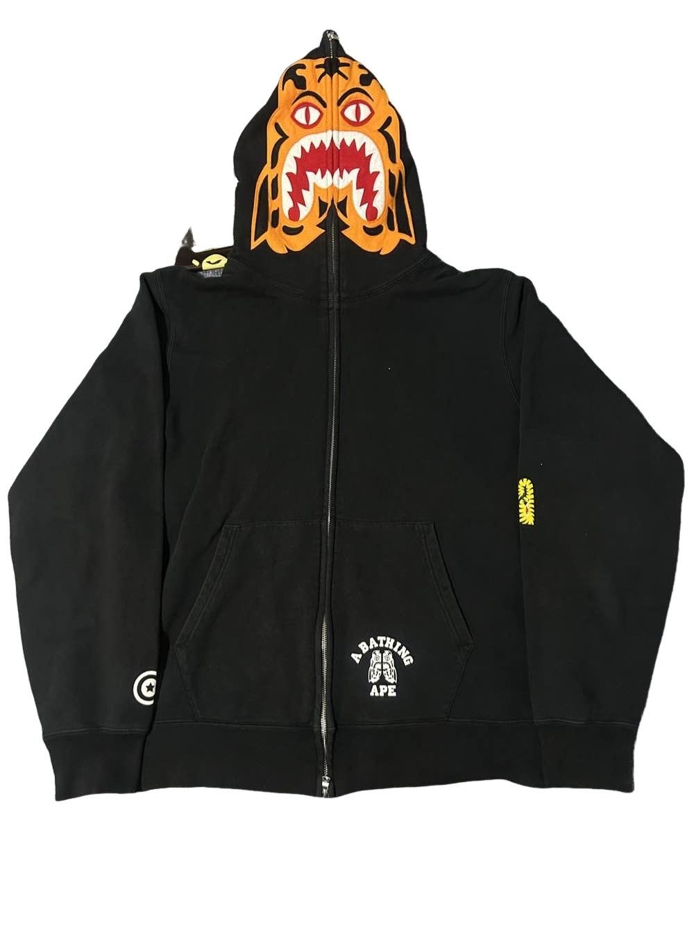 Bape × Lacoste Bape x Lacoste Aligator Full Zip Hoodie black 5