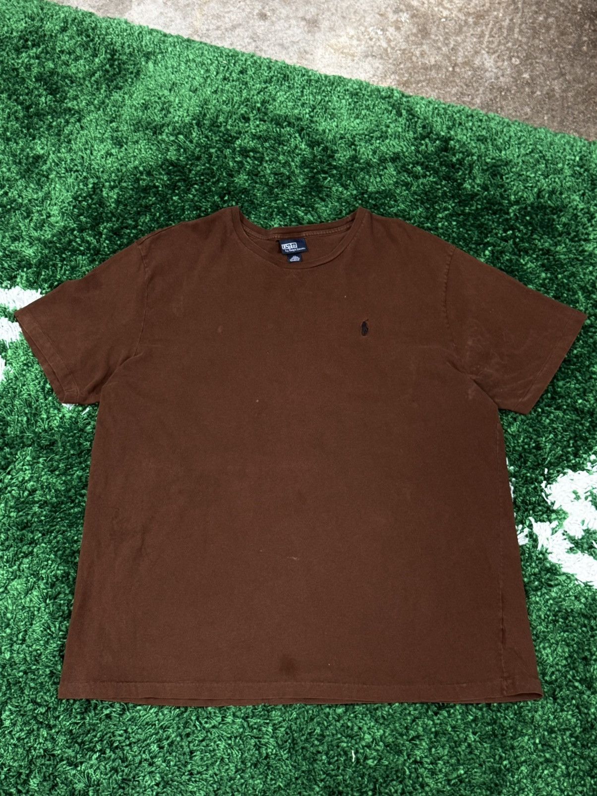 Polo Ralph Lauren Polo Ralph Lauren Coffee Mocha Brown Logo Pony Tee 2XL XXL Size US XXL / EU 58 / 5 - 2 Thumbnail