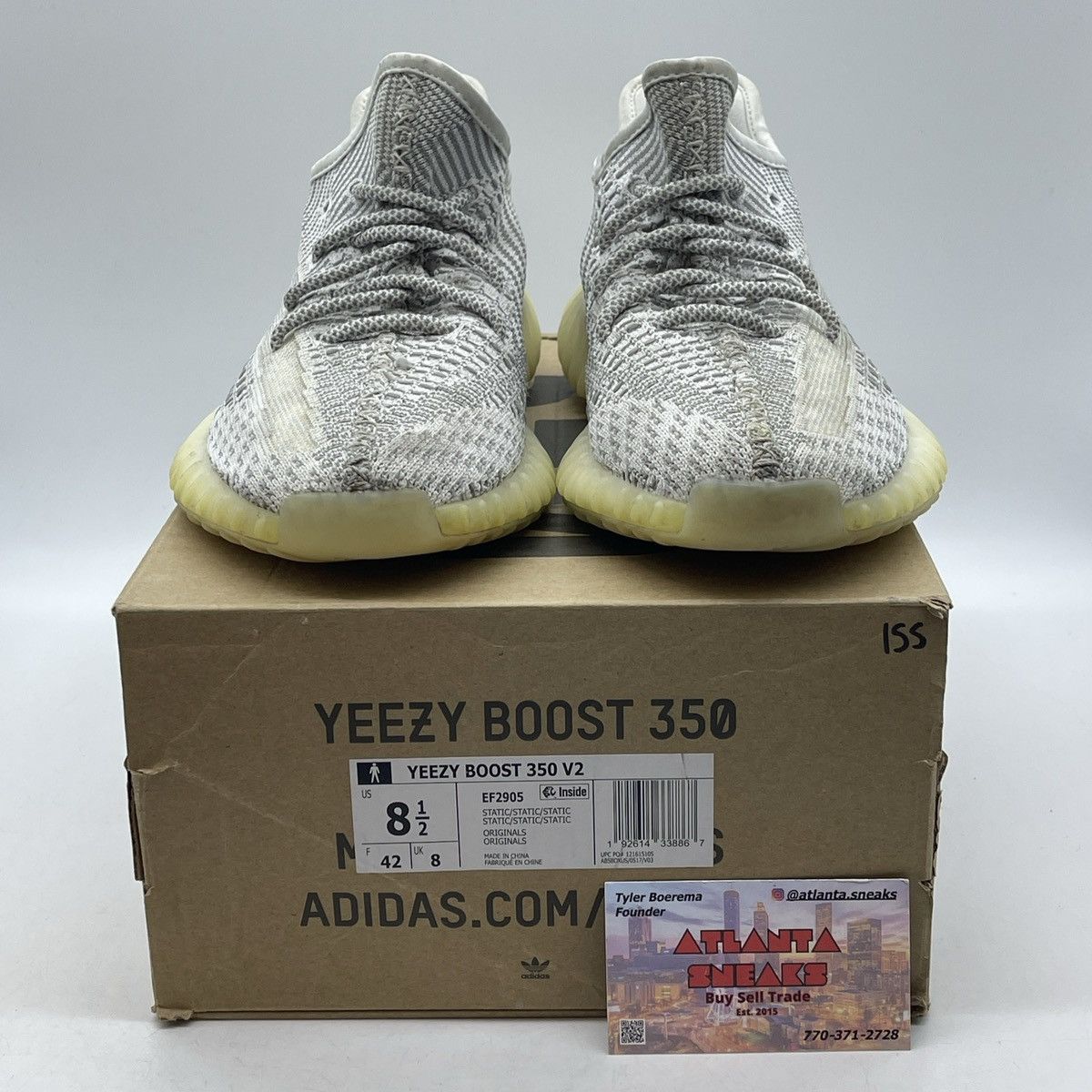 Adidas Yeezy boost 350 static non reflective Size US 8.5 / EU 41-42 - 2 Thumbnail