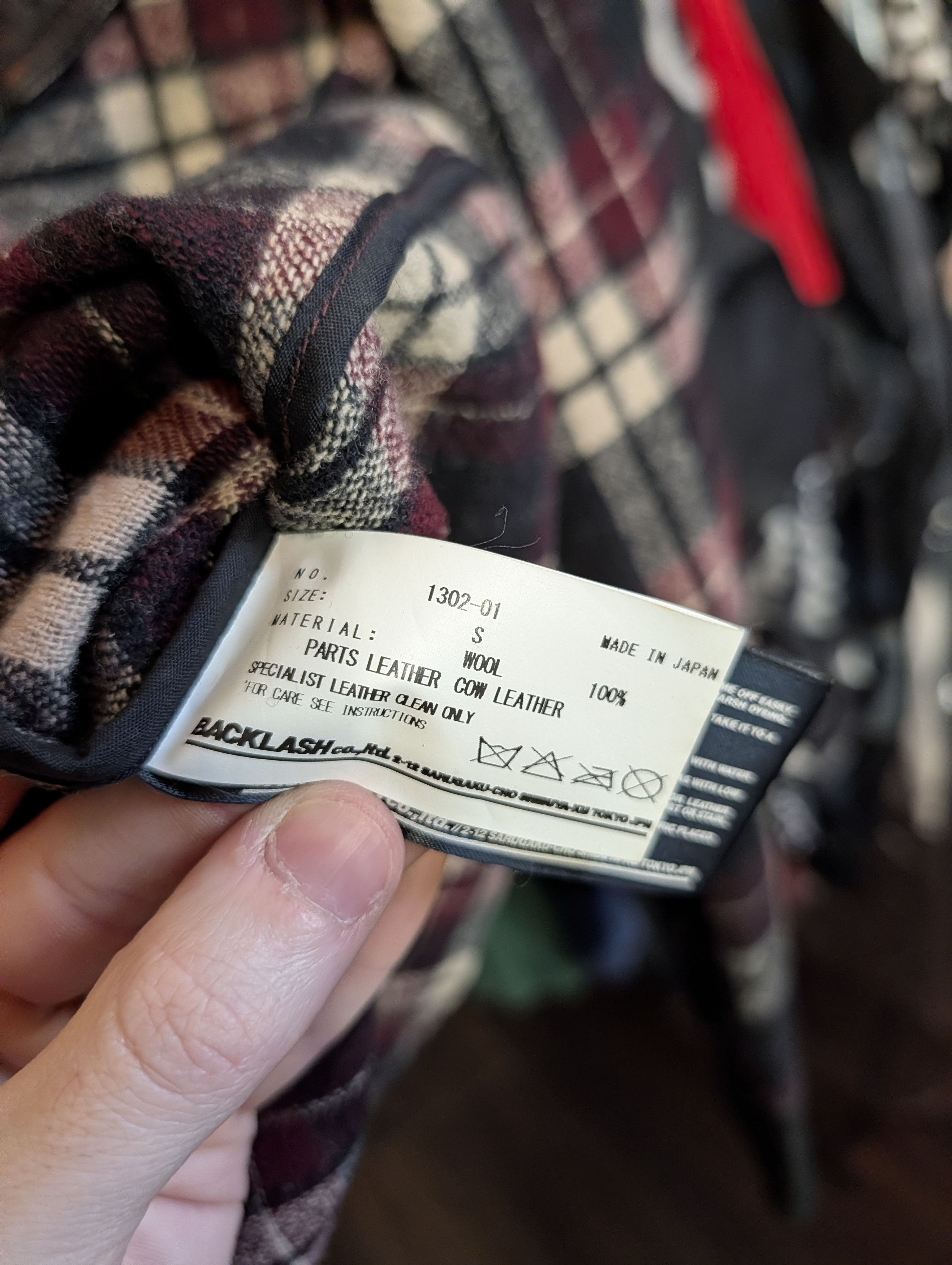 Isamu Katayama Backlash Leather/Wool Plaid Flannel Western Shirt Jacket SM Size US S / EU 44-46 / 1 - 12 Thumbnail