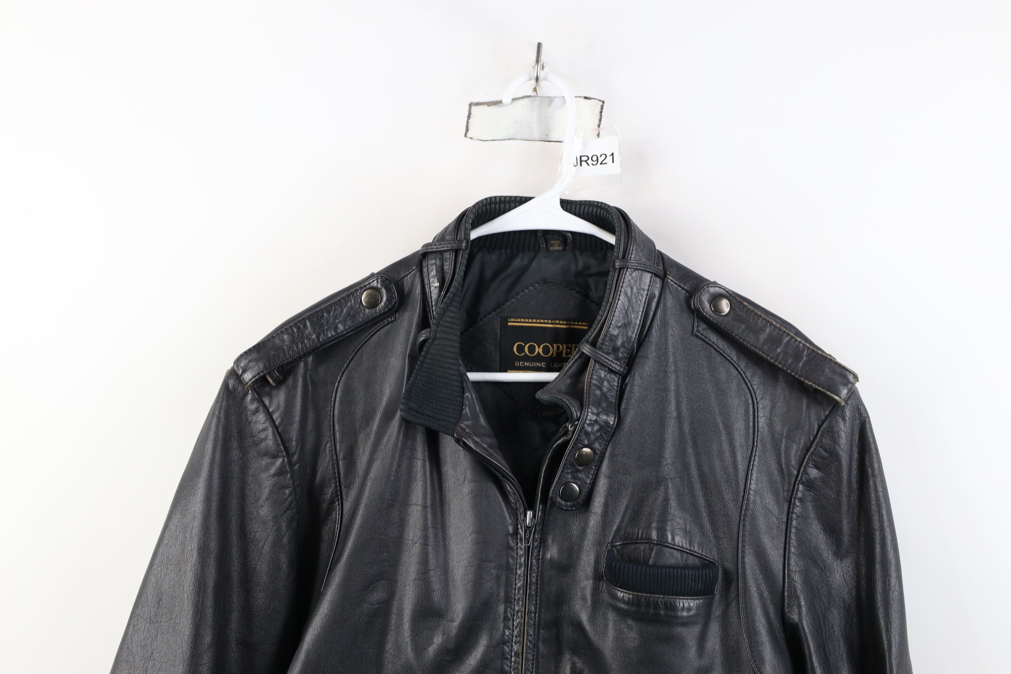 Vintage Vintage 80s 90s Cooper Cafe Racer Bomber Jacket Black Size US XXL / EU 58 / 5 - 2 Thumbnail