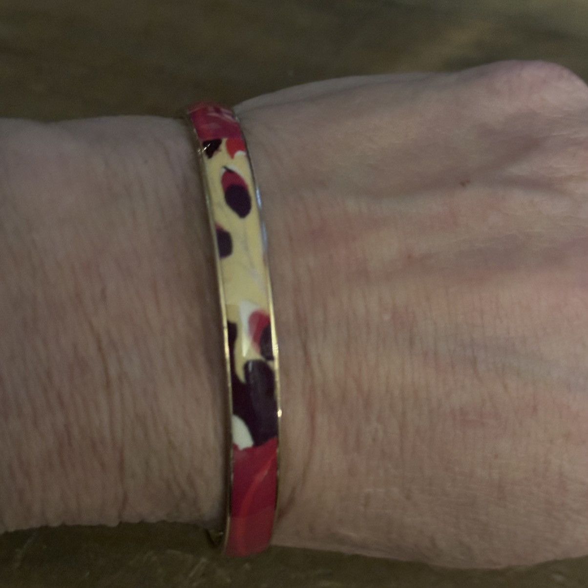 J.Crew J. Crew colorful print enamel bangle bracelet Size ONE SIZE - 4 Thumbnail