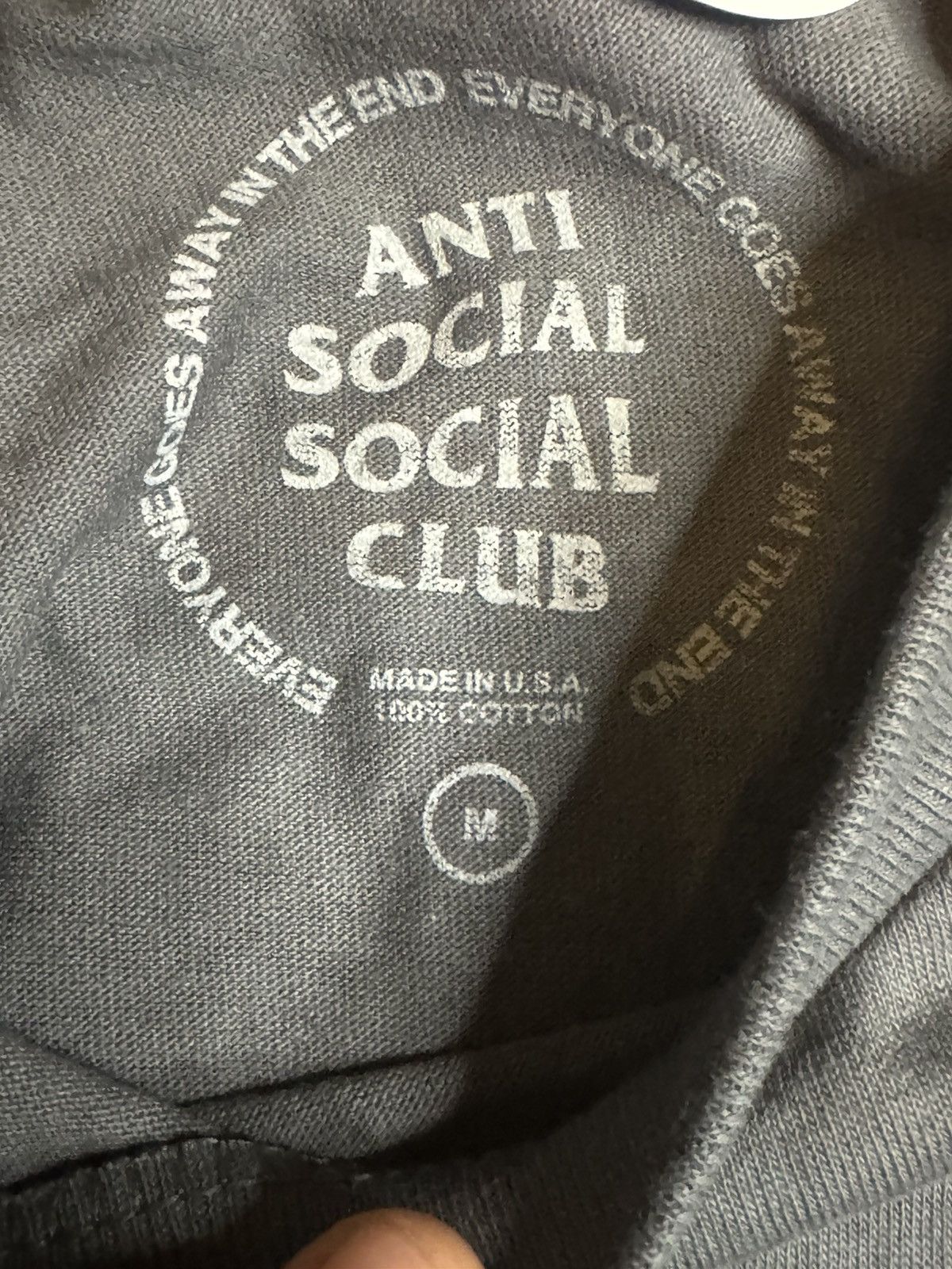 Anti Social Social Club ASSC Hell o Rose Tee Size US M / EU 48-50 / 2 - 5 Thumbnail