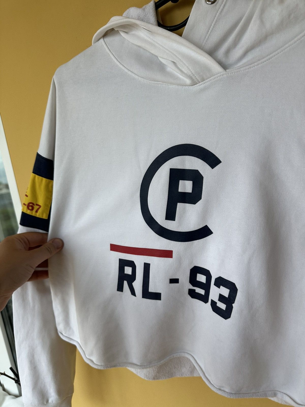 Polo Ralph Lauren Polo Ralph Lauren Crop Hoodie Offshore Sailing Team RL-93 Size S / US 4 / IT 40 - 3 Thumbnail