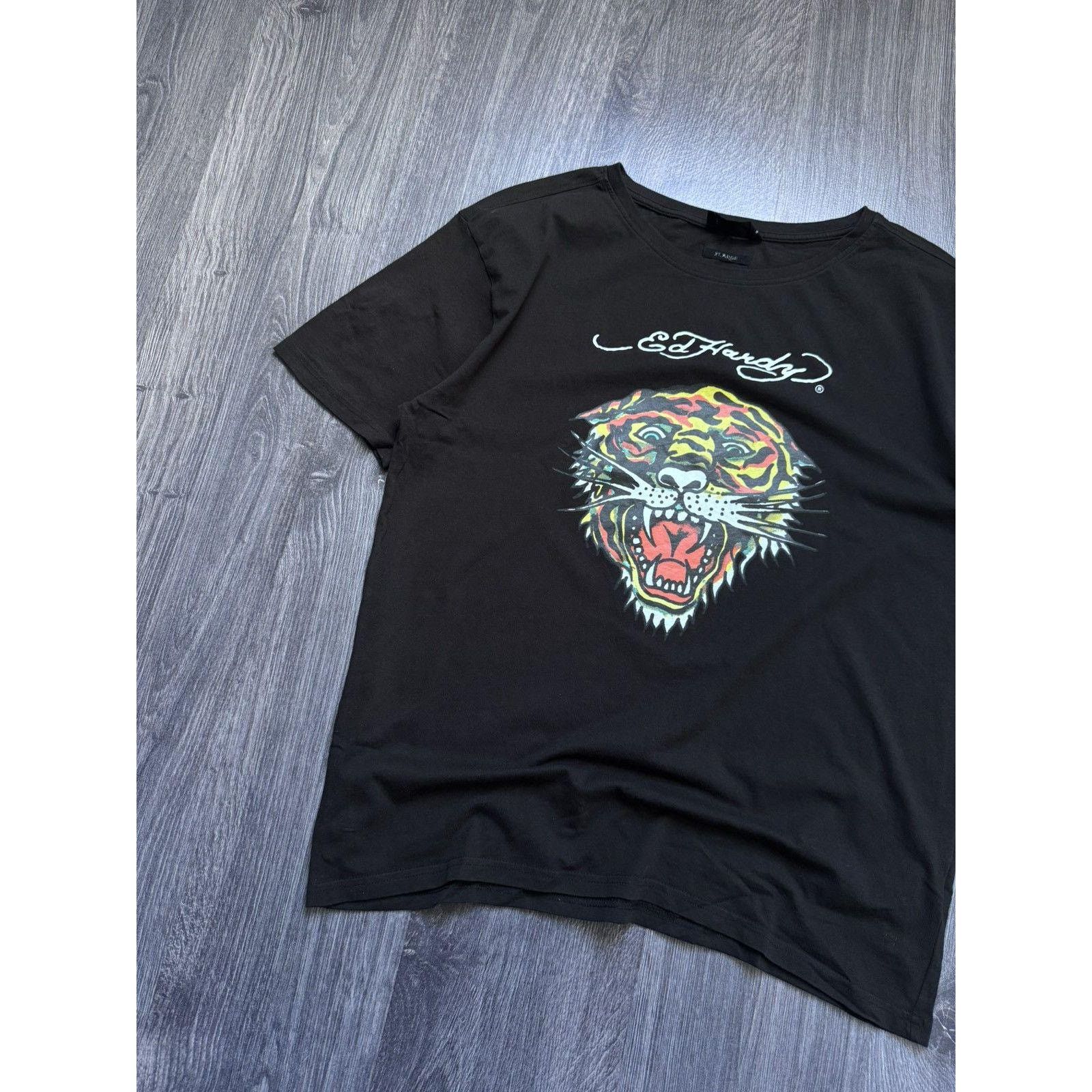 Ed Hardy Vintage Ed Hardy Tiger Japanese Style Print T-shirt Size US XL / EU 56 / 4 - 2 Thumbnail