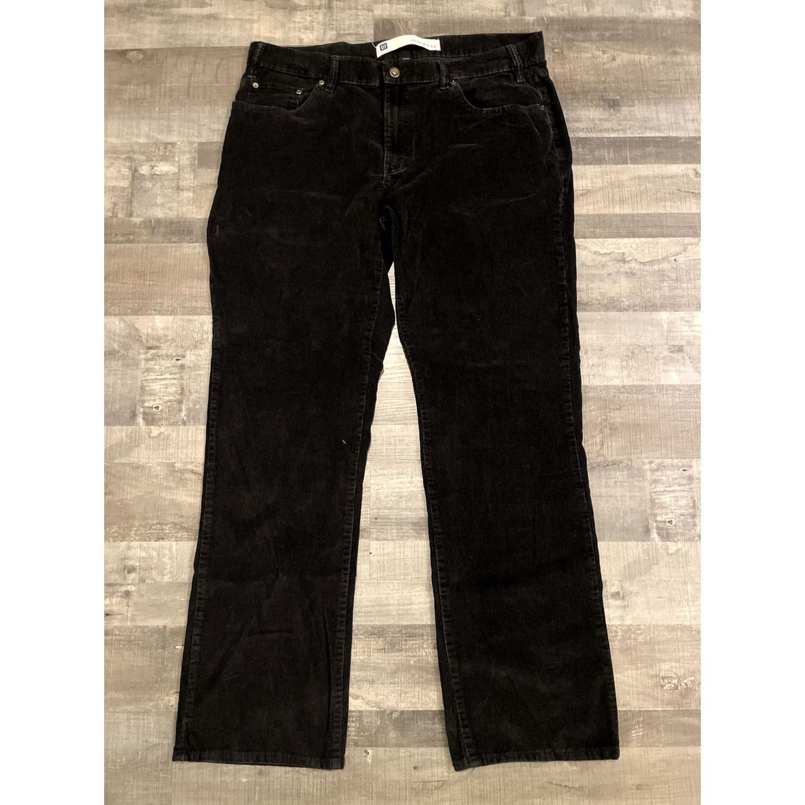 Gap VINTAGE Gap Pants Men 38x34 Black Chino Corduroy Thick Baggy Easy Fit Y2K F254 Pants Regular Men Blue 90s Style Corduroy Straight Size US 38 / EU 54 - 3 Thumbnail