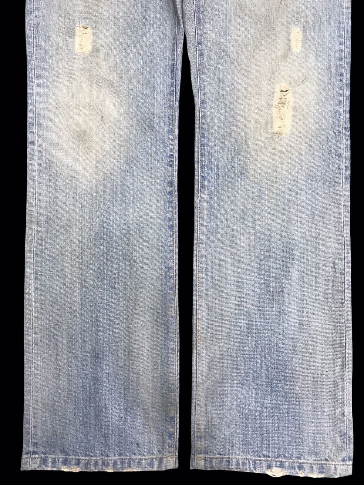 Japanese Brand × Tete Homme 💥ARCHIVAL💥TETE HOMME DIRTY DISTRESSED DENIM F129 Size US 34 / EU 50 - 7 Thumbnail
