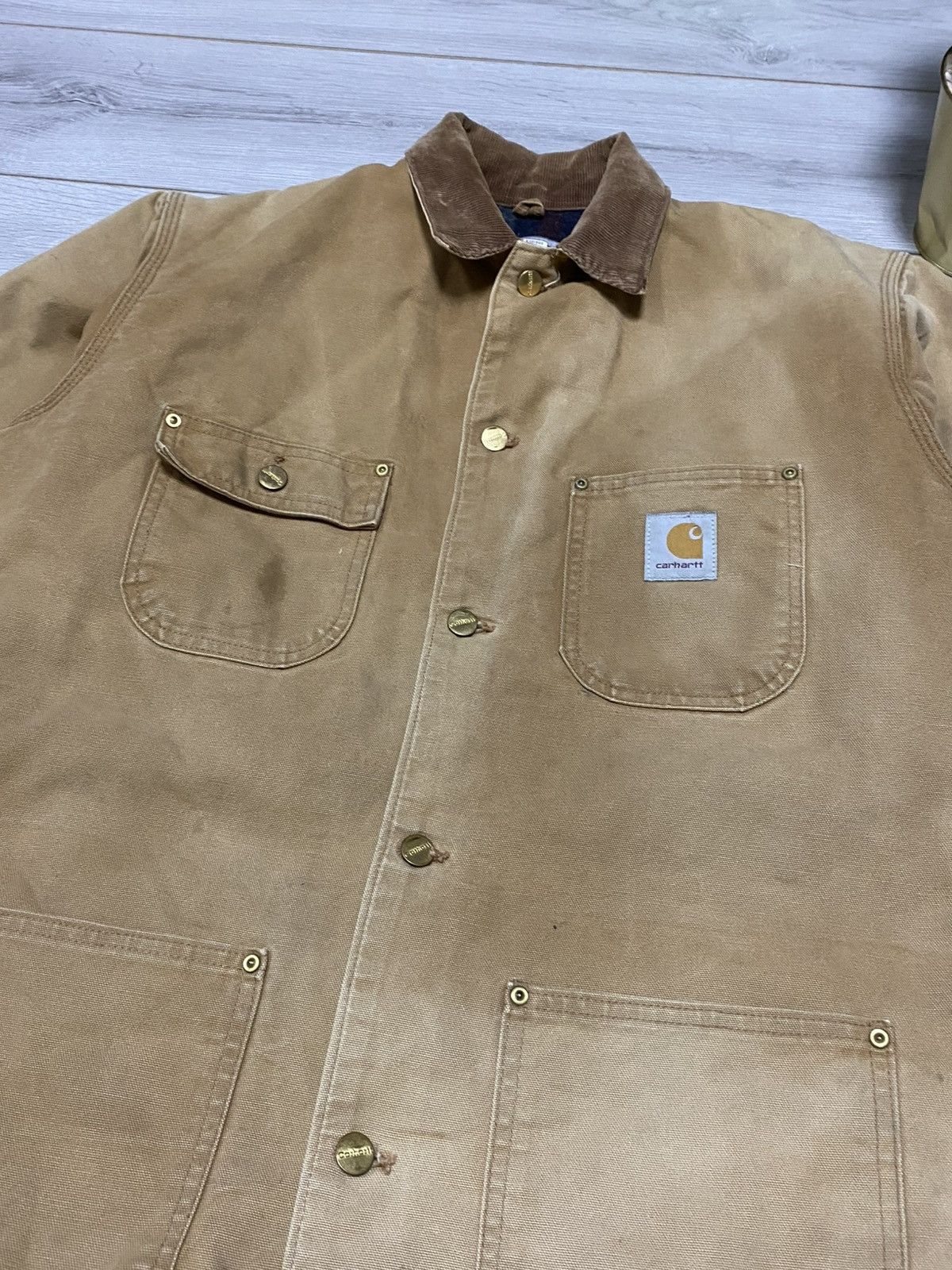 Carhartt Carhartt Chore coat Michigan detroit work canvas distressed Size US L / EU 52-54 / 3 - 12 Thumbnail