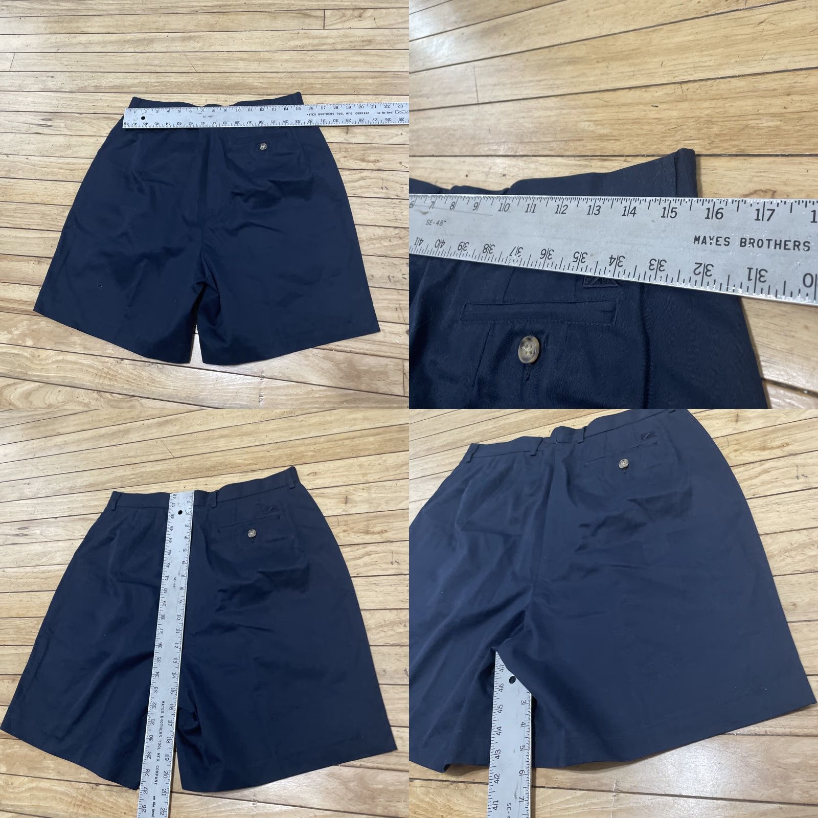 Cutter & Buck VINTAGE Cutter & Buck Pleated Golf Shorts Women 14S Blue Preppy Retro 90s Y2k Streetwear Size 36" / US 14 / IT 50 - 8 Thumbnail
