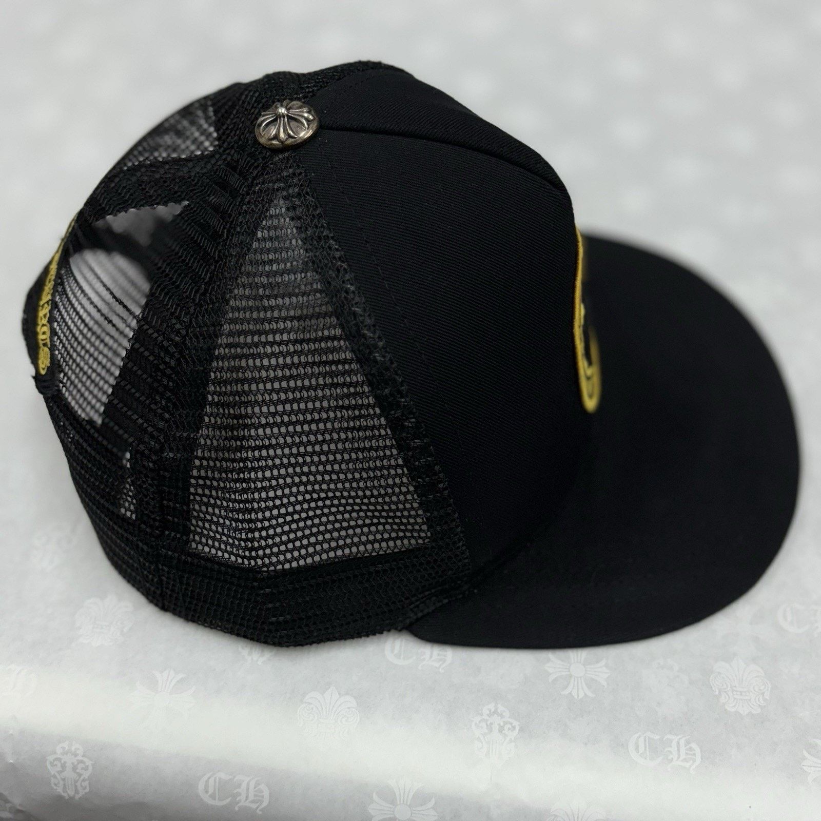 Chrome Hearts Chrome Hearts Plus Cross Seal Stamp Trucker Hat | GOOD COND! Size ONE SIZE - 4 Thumbnail