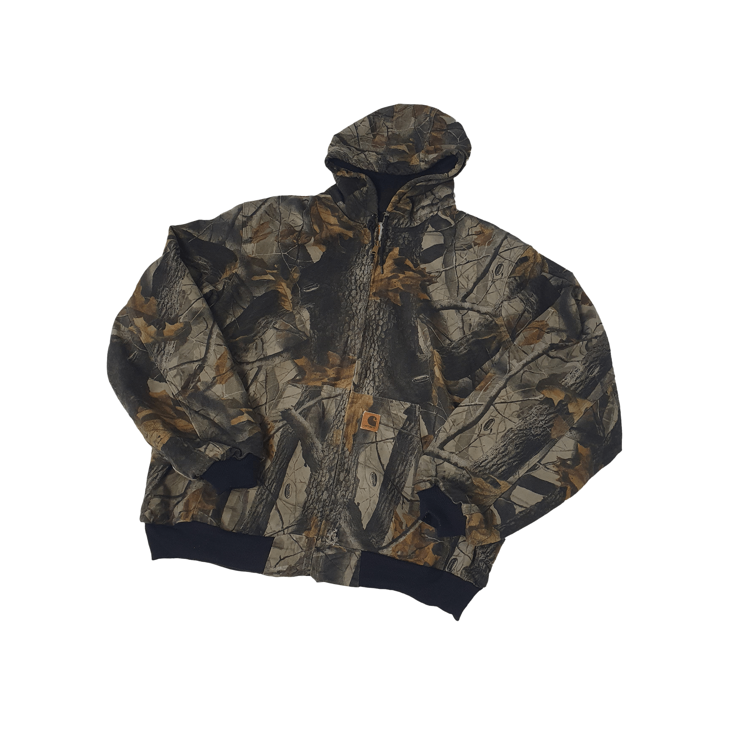 image of Vintage Carhartt Active Real Tree Work Jacket in Camo, Men's (Size 2XL)