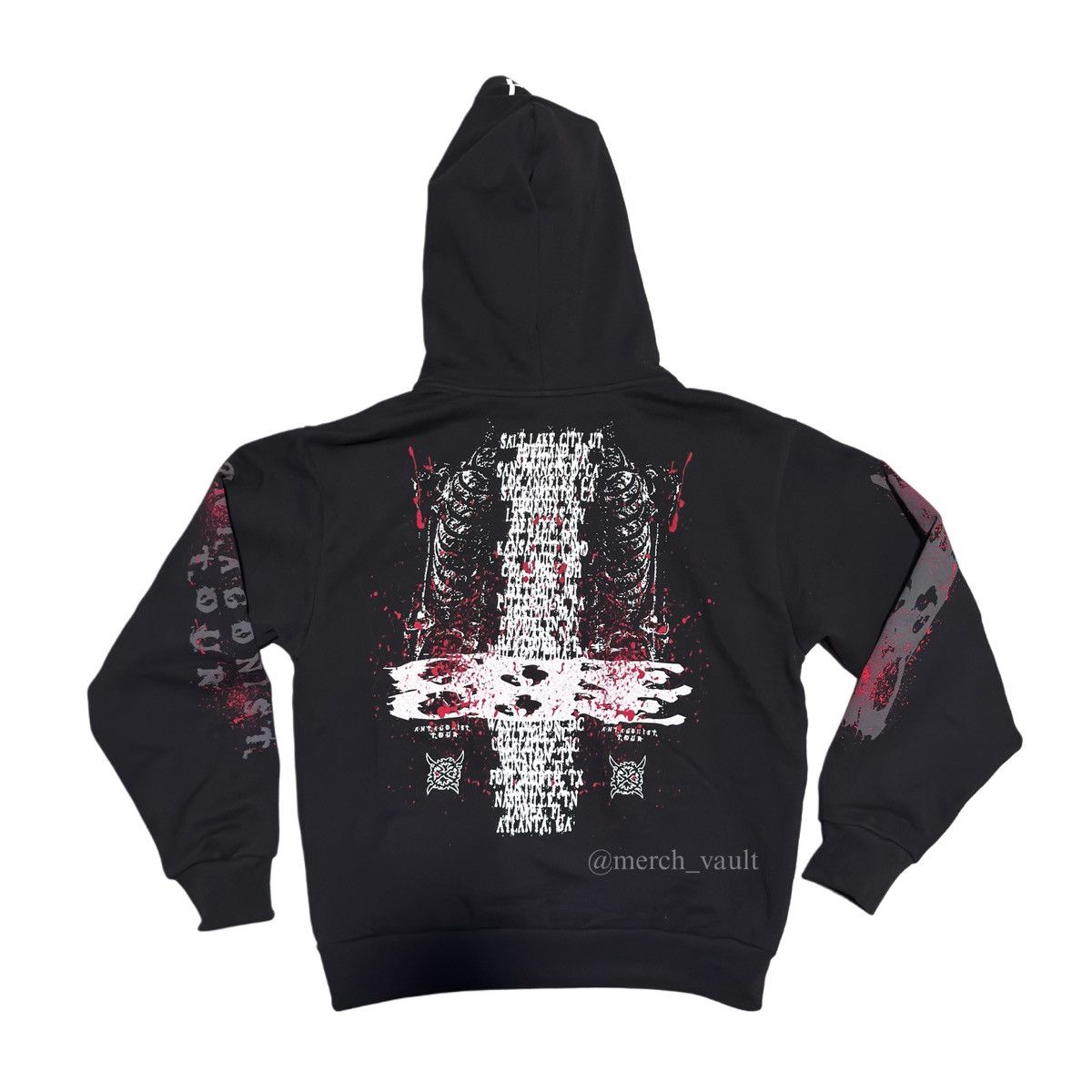 Playboi Carti Ken Carson Antagonist Tour Dates Zip Up Hoodie Size US M / EU 48-50 / 2 - 1 Thumbnail