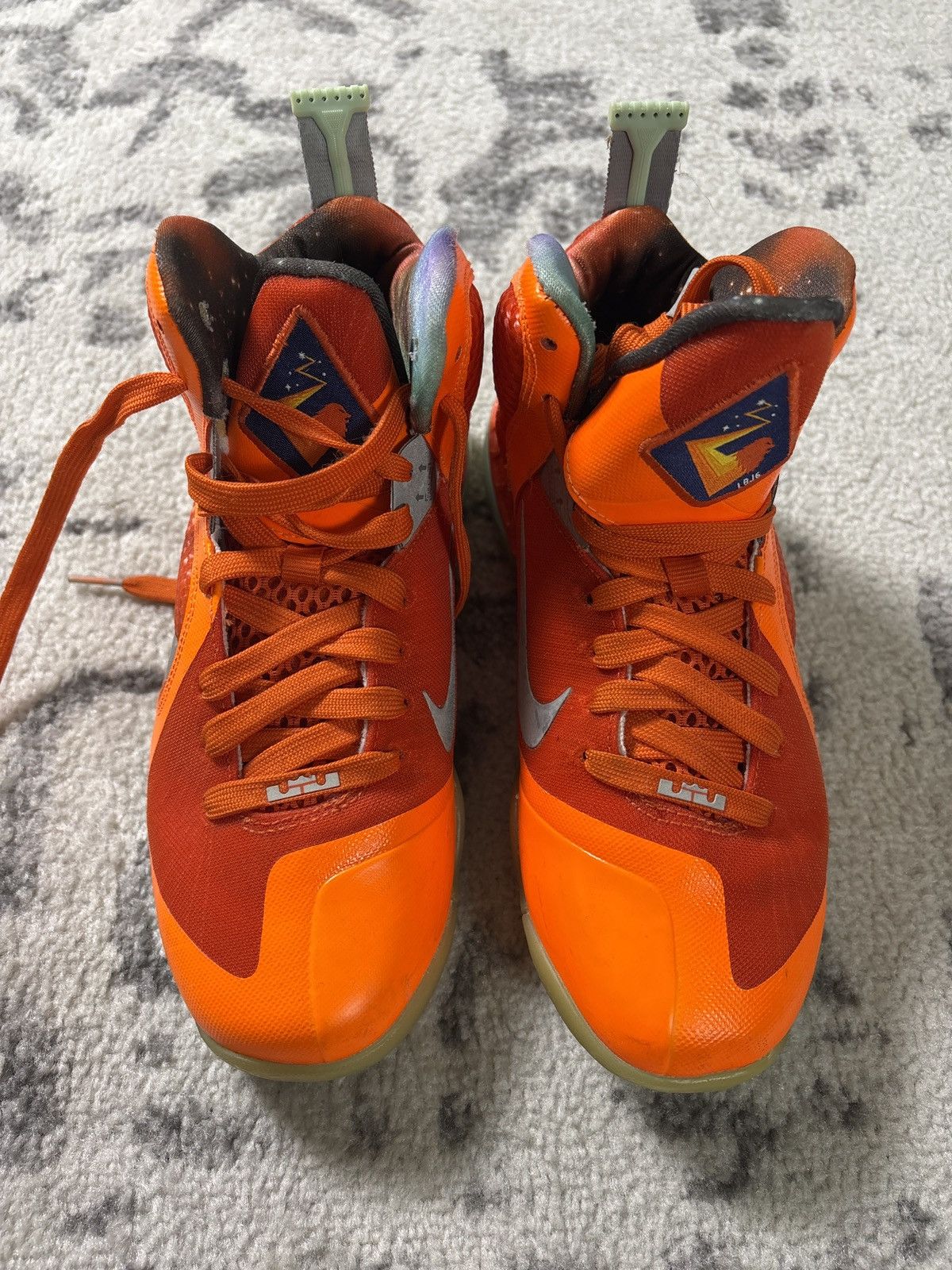 Nike GALAXY LEBRON (BIG BANG) 2012 Size US 5 / EU 37 - 2 Thumbnail