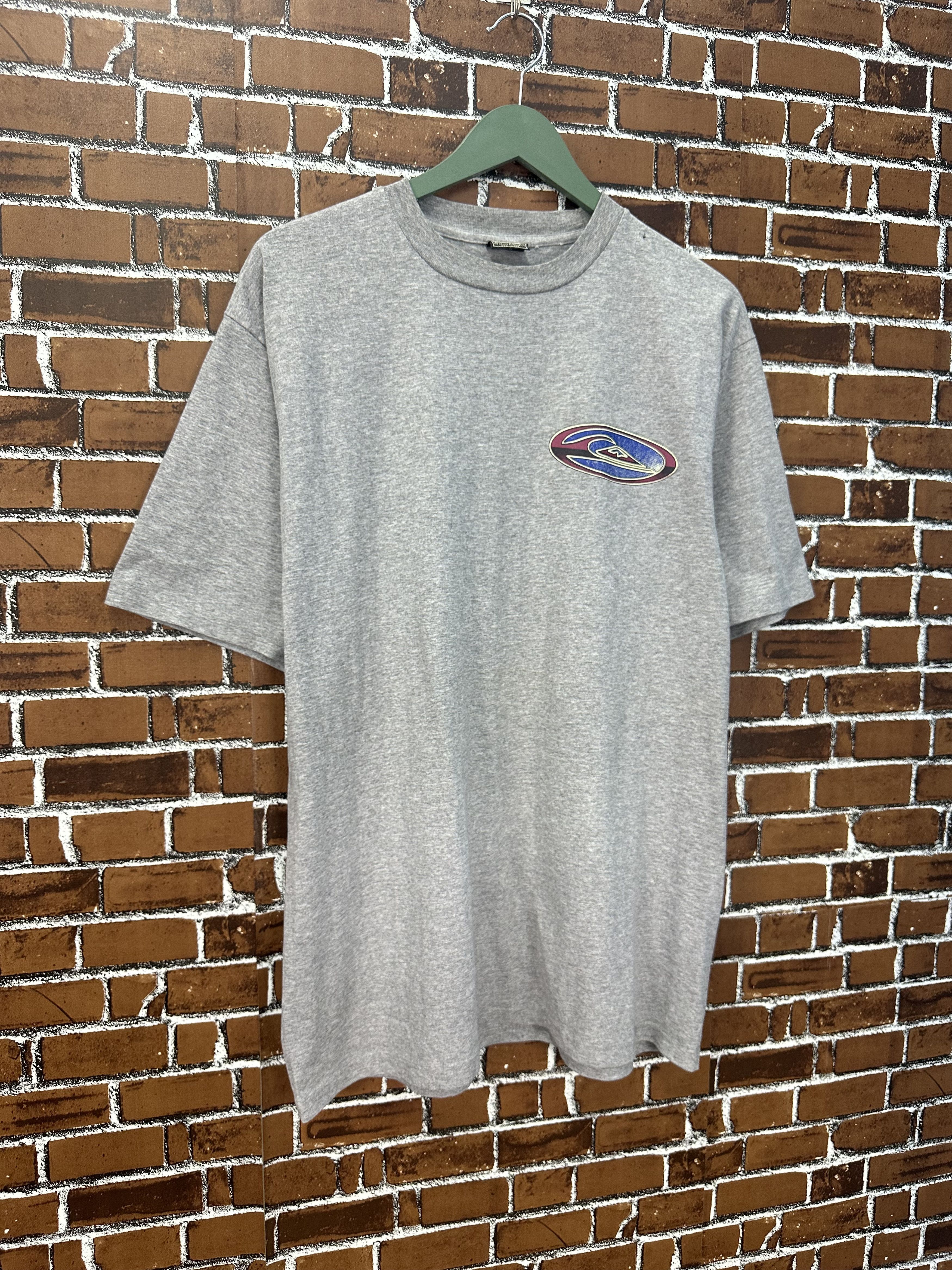 Quiksilver Vintage 90s Quiksilver Usa Hookups Tshirt A1032 Size US L / EU 52-54 / 3 - 4 Thumbnail