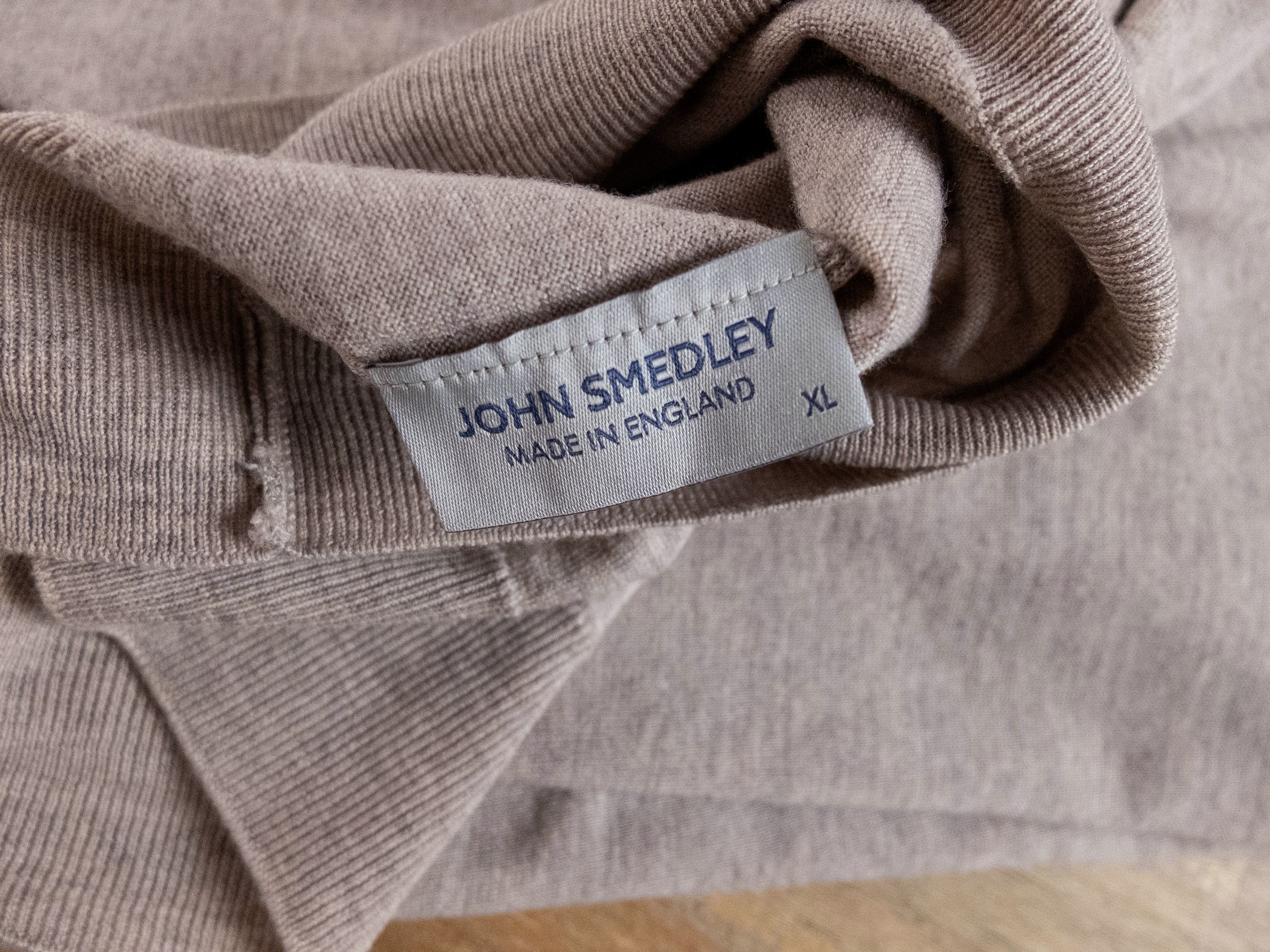 John Smedley JOHN SMEDLEY Cherwell fawn beige wool turtleneck sweater XL Size US XL / EU 56 / 4 - 10 Thumbnail