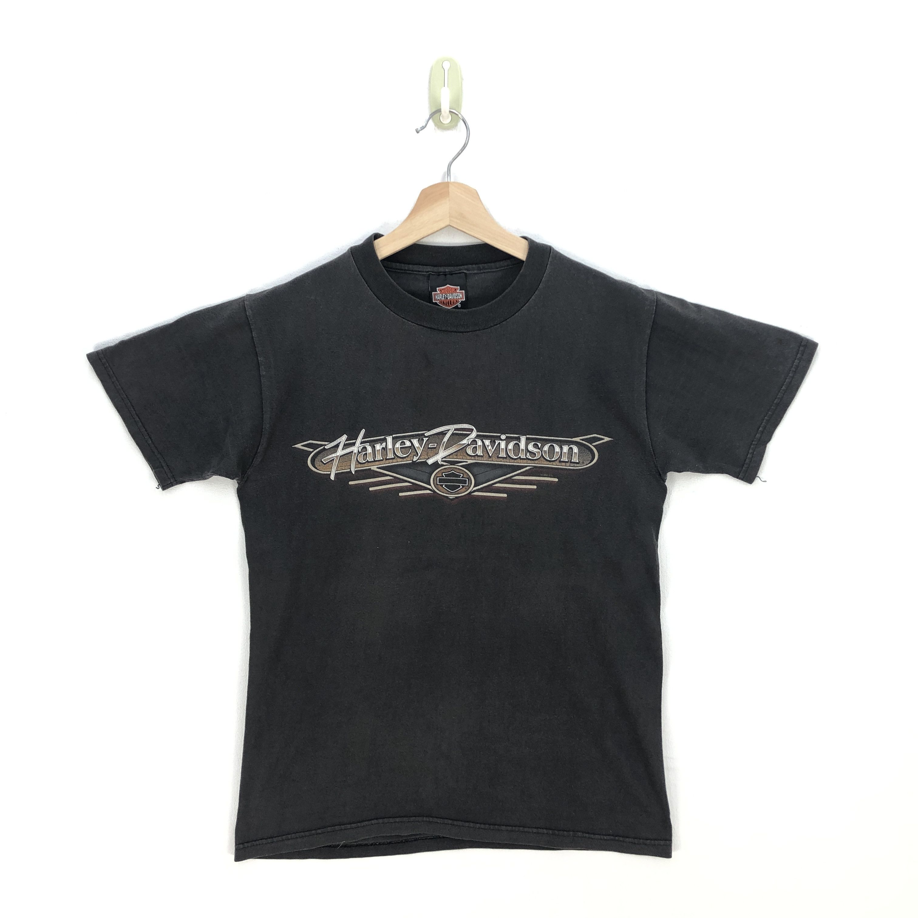 Harley Davidson × Vintage Vintage Harley Davidson Motorcycle South Seas T Shirt Size US S / EU 44-46 / 1 - 1 Thumbnail