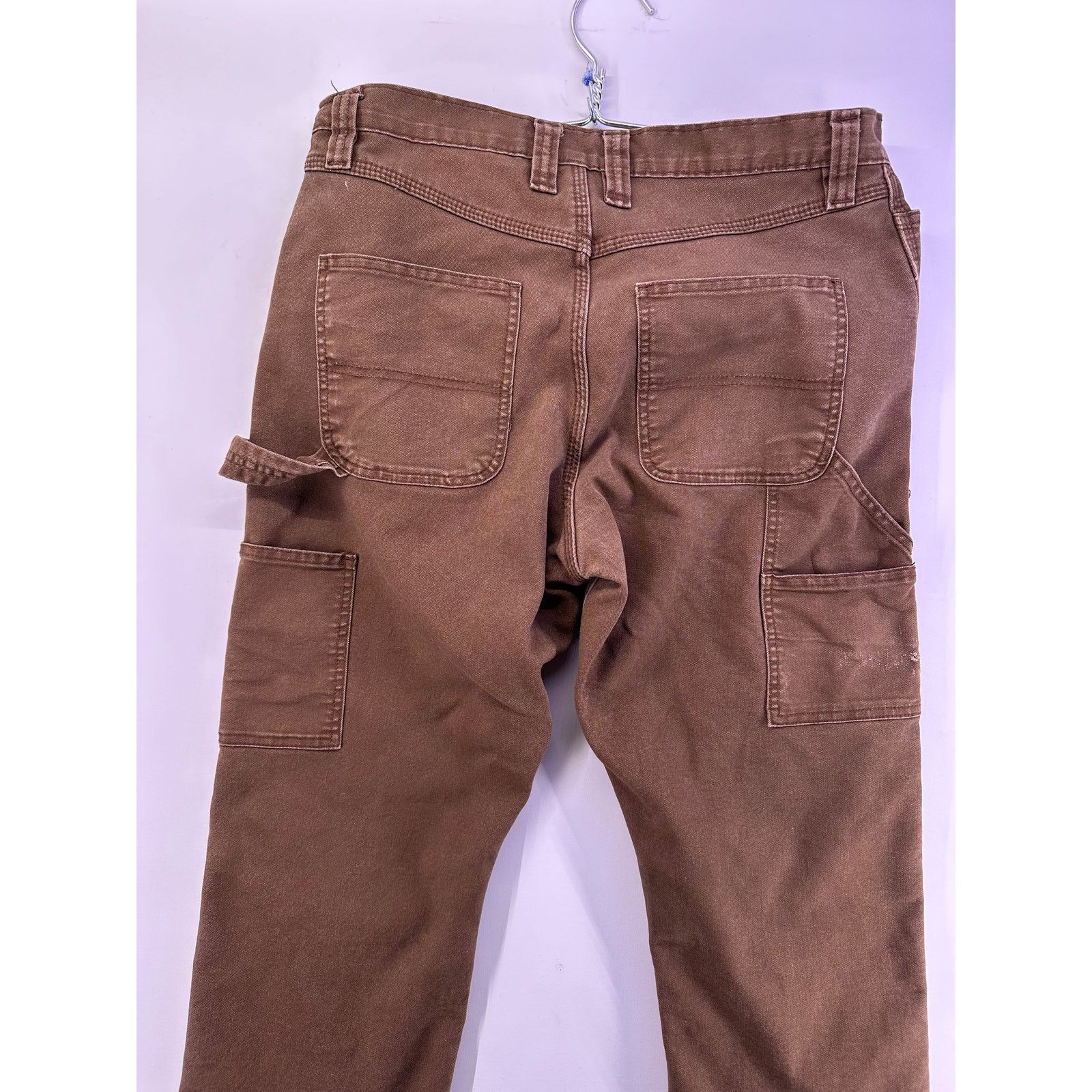 Wrangler Wrangler Rugged Wear Cargo Insulated Brown Jeans Size 33x34 Size US 33 - 11 Thumbnail