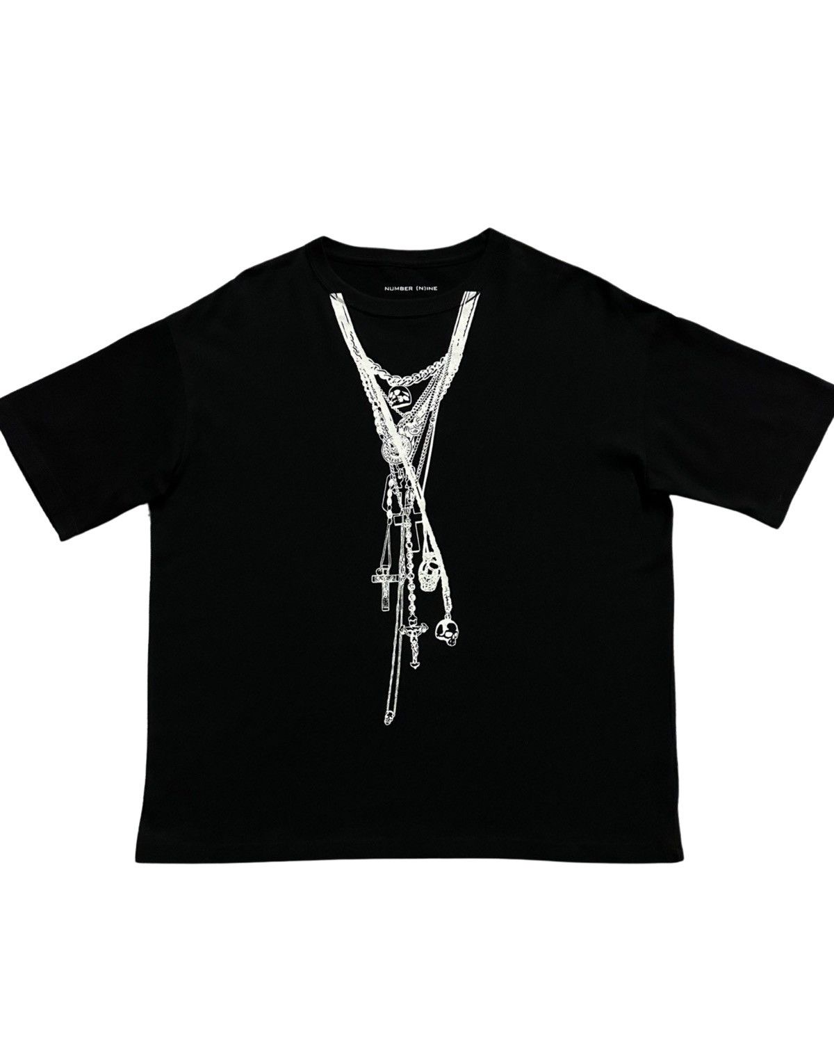 トップス NUMBER (N)INE skull print 01ss size3 Pre-owned] NUMBER (N)INE Skull Print T-shirt / Printed T-shirts