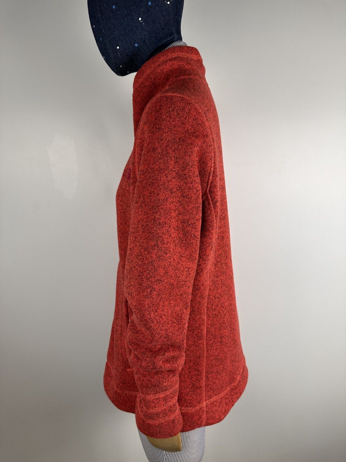 The North Face The North Face Womens Red Fleece Jacket Full Zip Size M Size US M / EU 48-50 / 2 - 5 Thumbnail