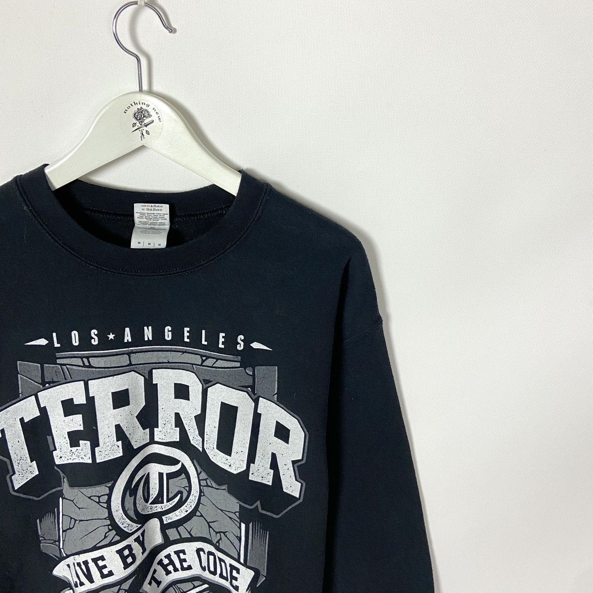 Vintage Vintage 00s Terror Los Angeles Live code sweatshirt y2k og Size US M / EU 48-50 / 2 - 2 Thumbnail