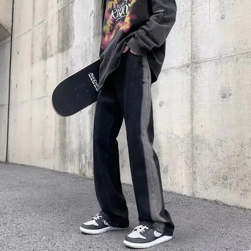 Japanese Brand Retro straight leg gradient jeans Size US 32 / EU 48 - 5 Thumbnail