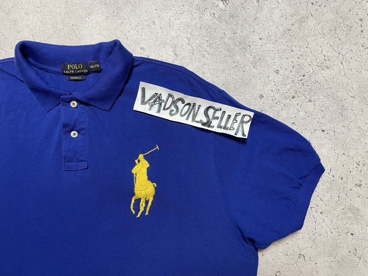 Polo Ralph Lauren Vintage Big Pony Polo T-Shirt Polo Ralph Lauren Y2K #3 PRL Size US XXL / EU 58 / 5 - 3 Thumbnail