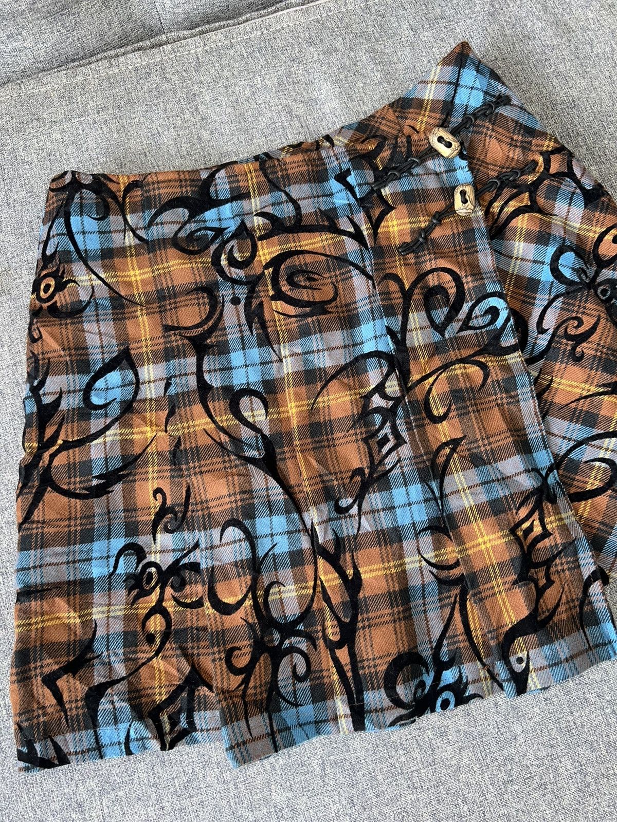 Japanese Brand Ba-tsu tribal mini skirt 🐆➕ Size 25" / US 0 / IT 36 - 5 Thumbnail